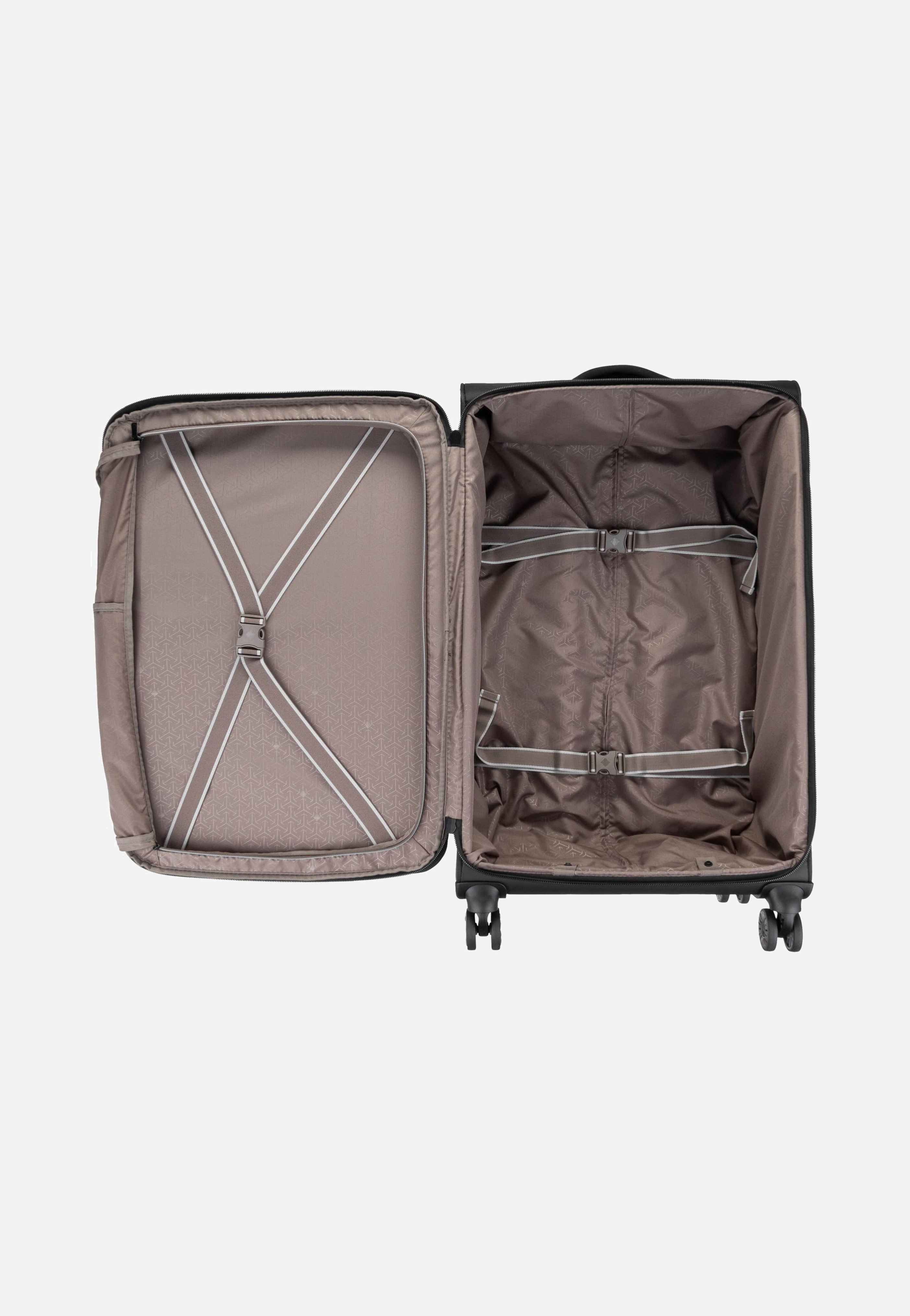 travelite Crosslite 4w Trolley L Schwarz Suitcase