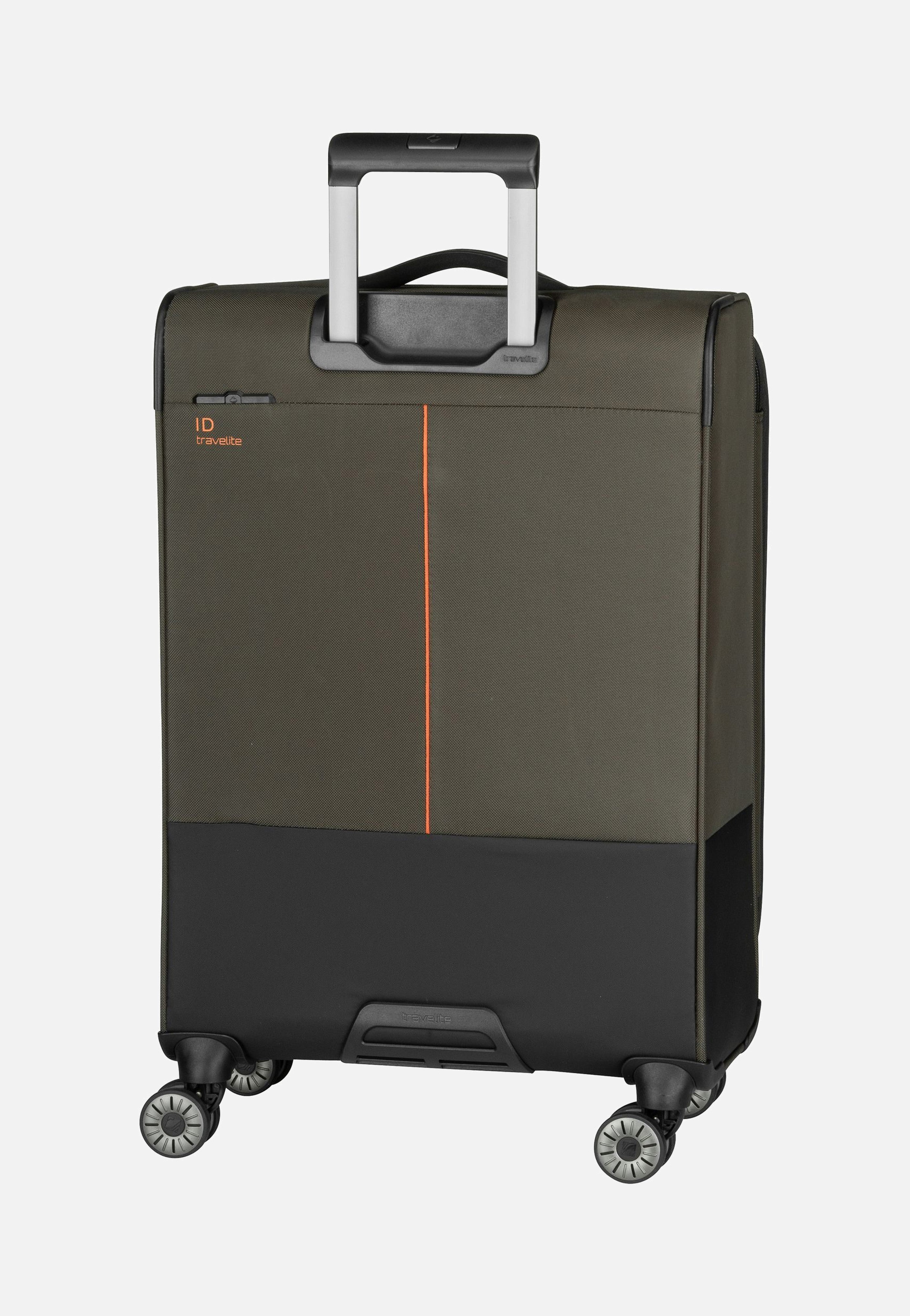 travelite Crosslite 4w Trolley M Oliv Suitcase