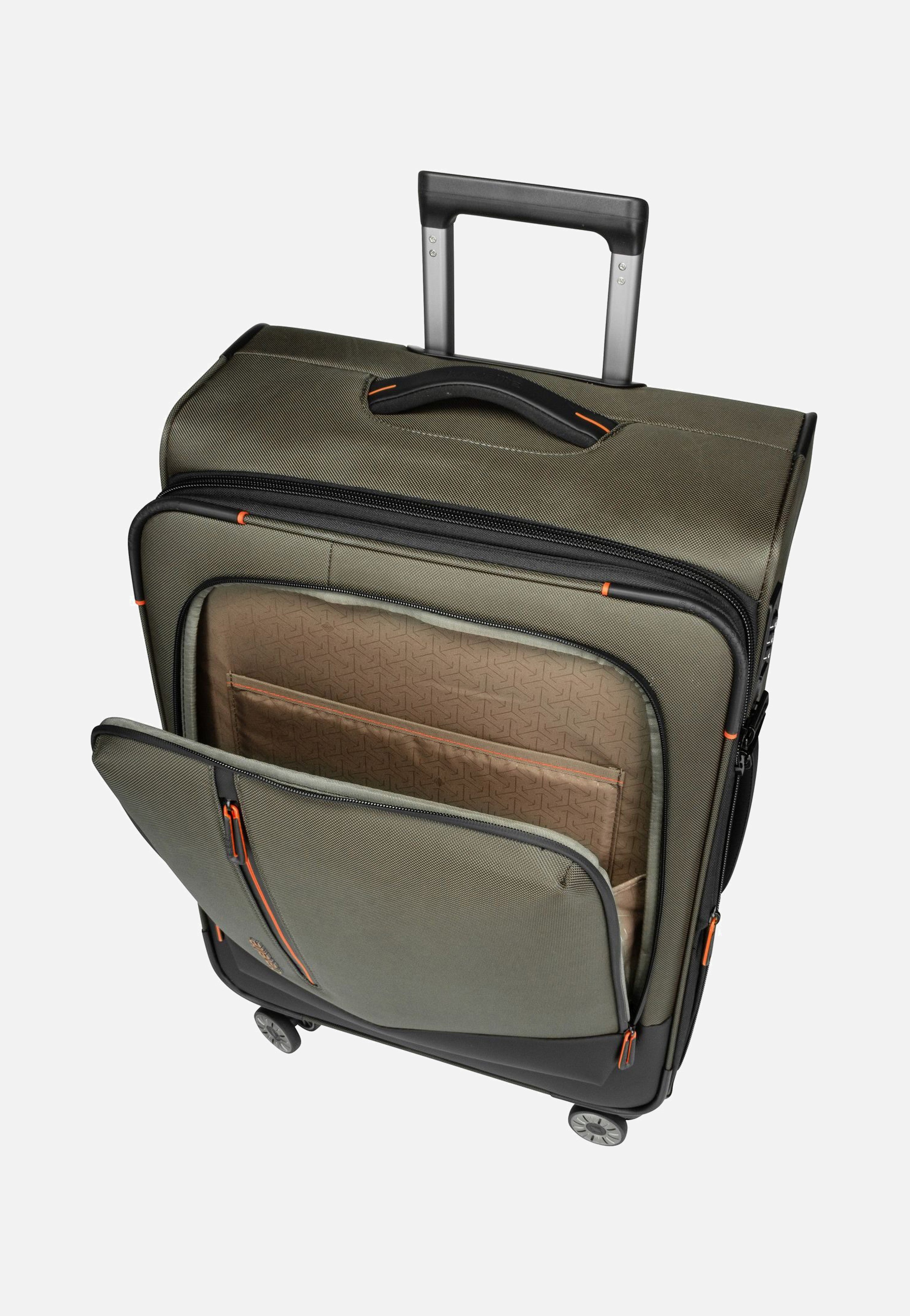 travelite Crosslite 4w Trolley M Oliv Suitcase