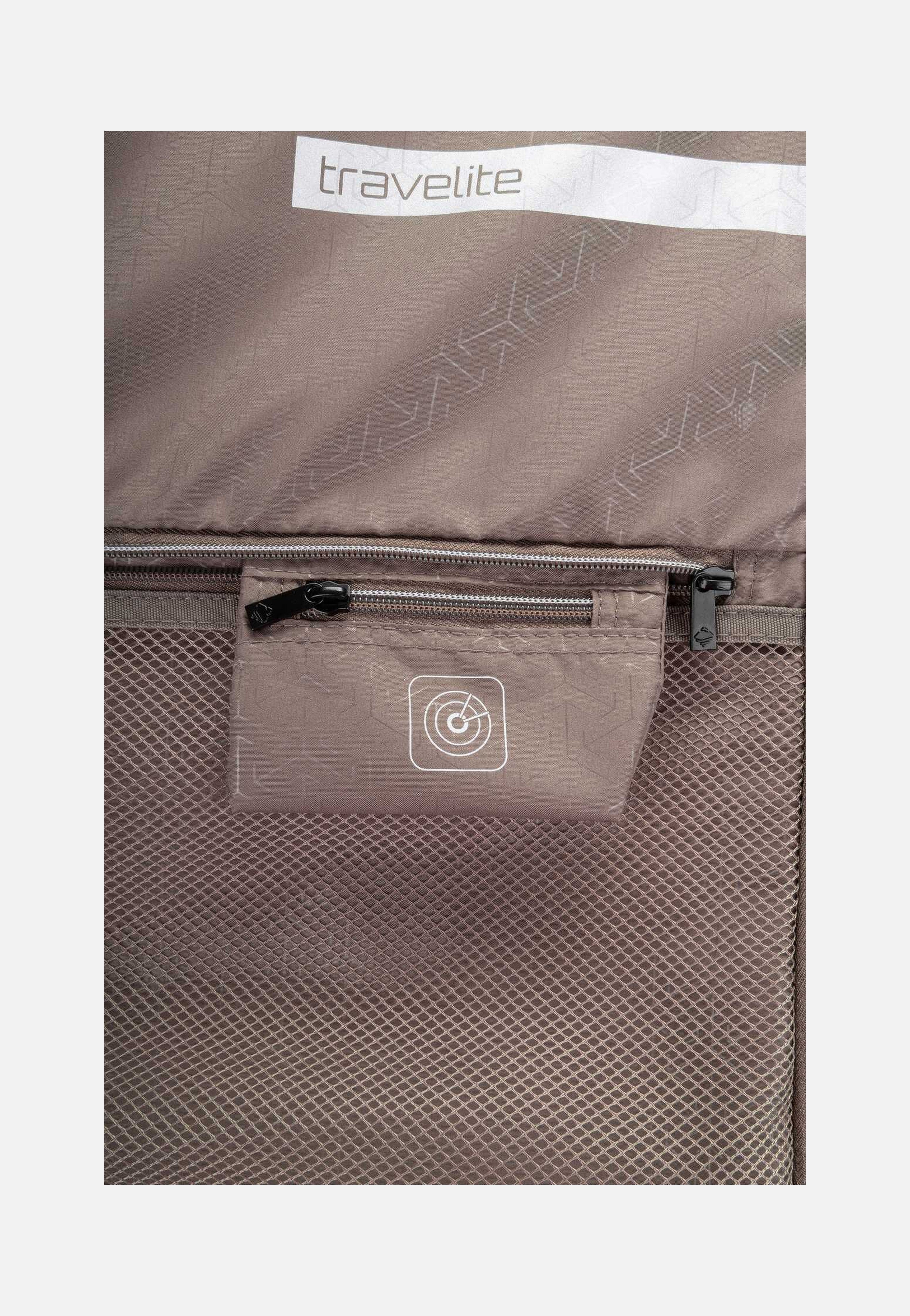 travelite Crosslite 4w Trolley M Schwarz Suitcase