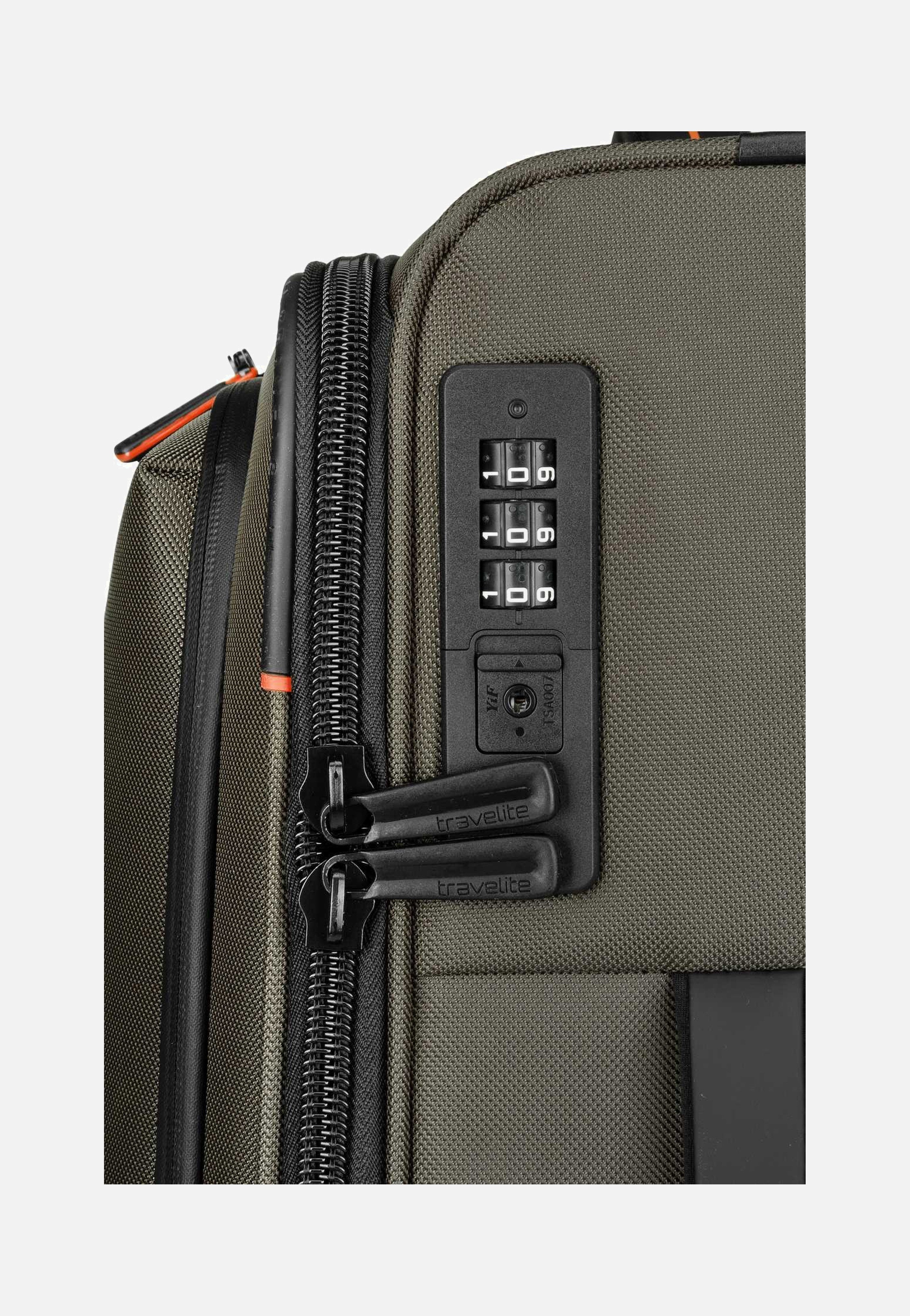 travelite Crosslite 4w Trolley S Oliv Suitcase