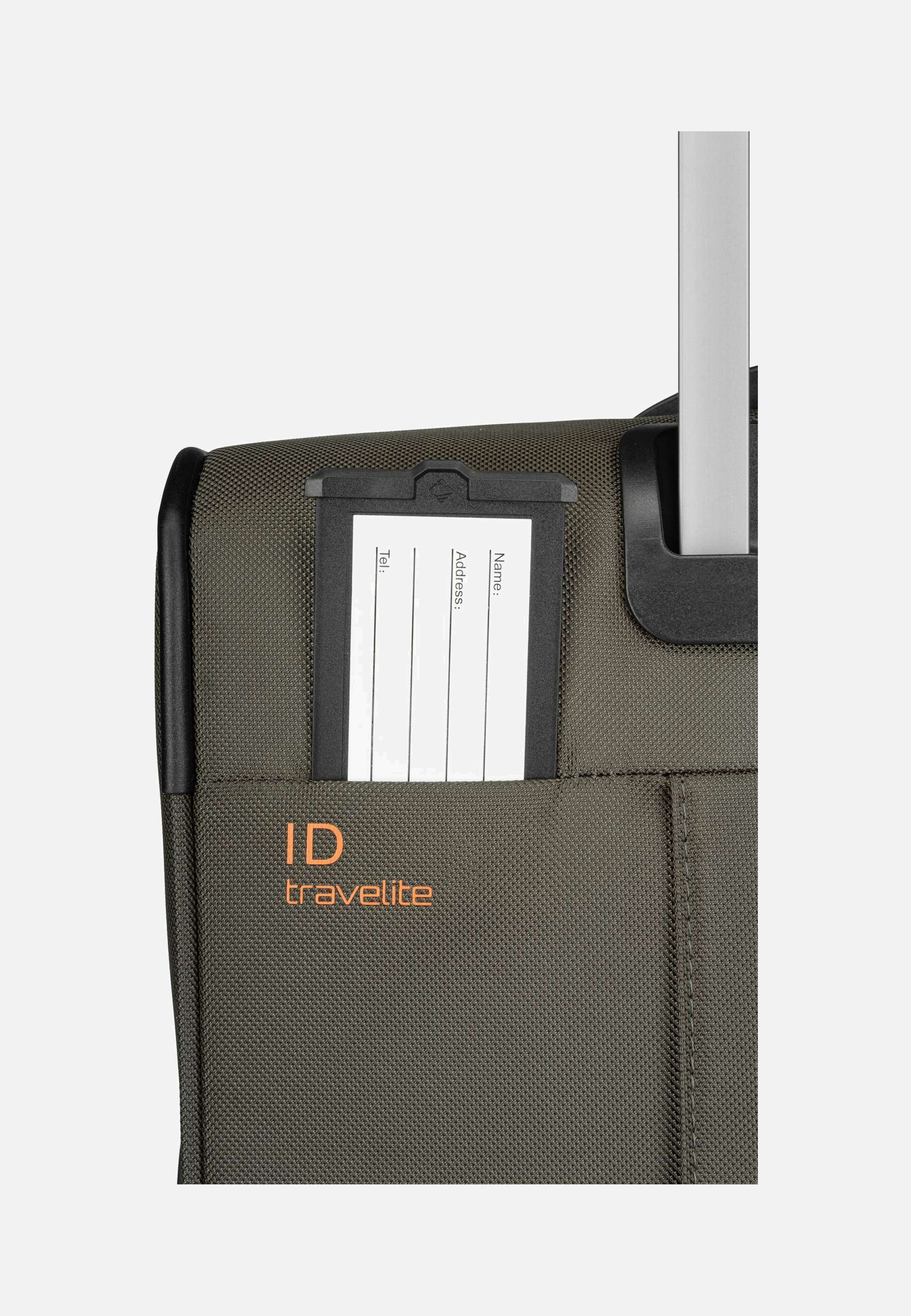 travelite Crosslite 4w Trolley S Oliv Suitcase