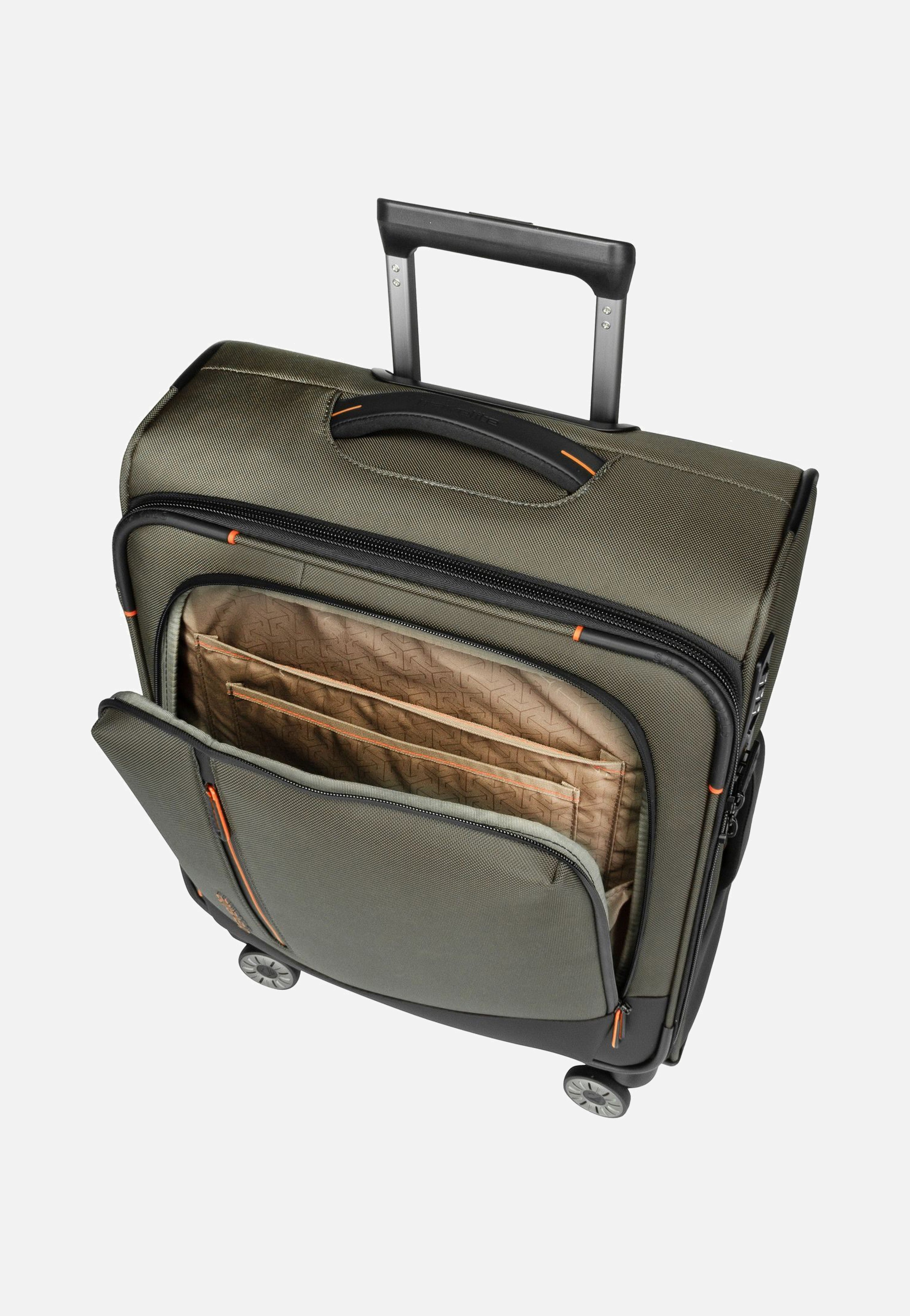 travelite Crosslite 4w Trolley S Oliv Suitcase