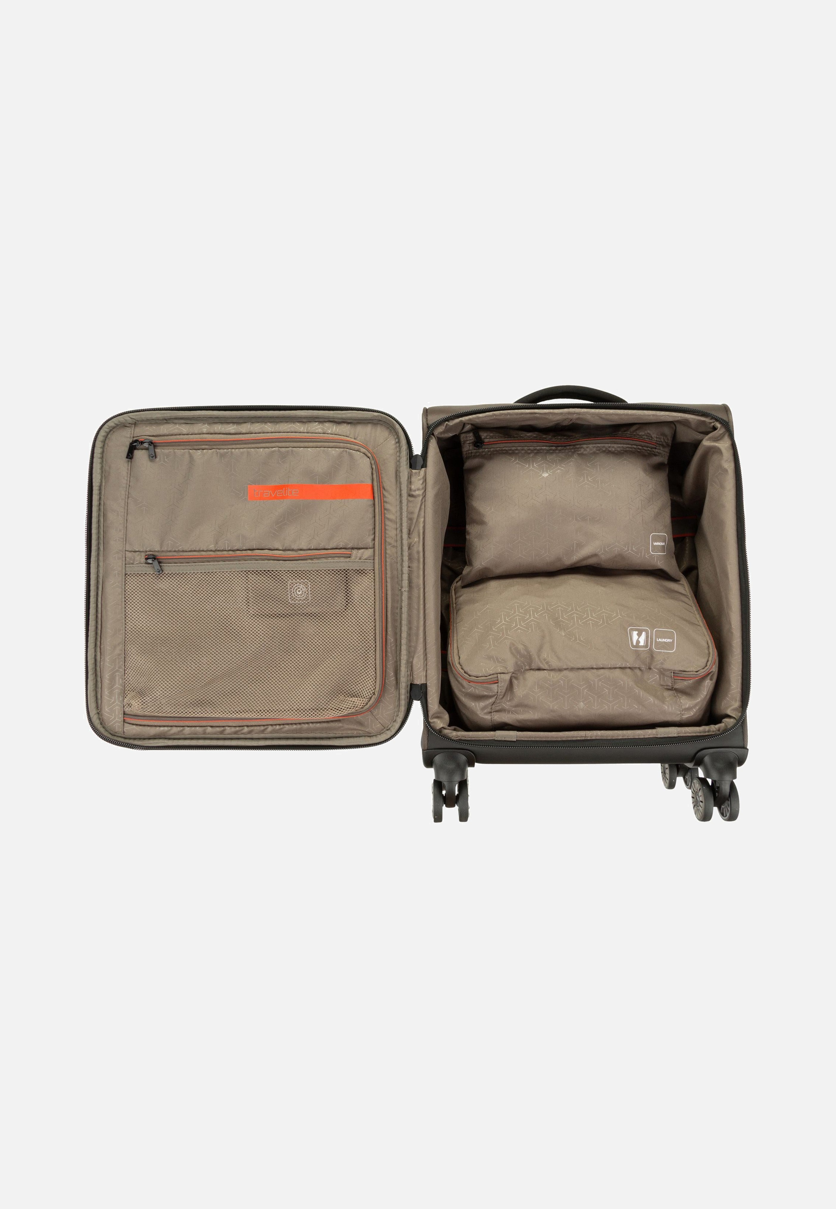 travelite Crosslite 4w Trolley S Oliv Suitcase