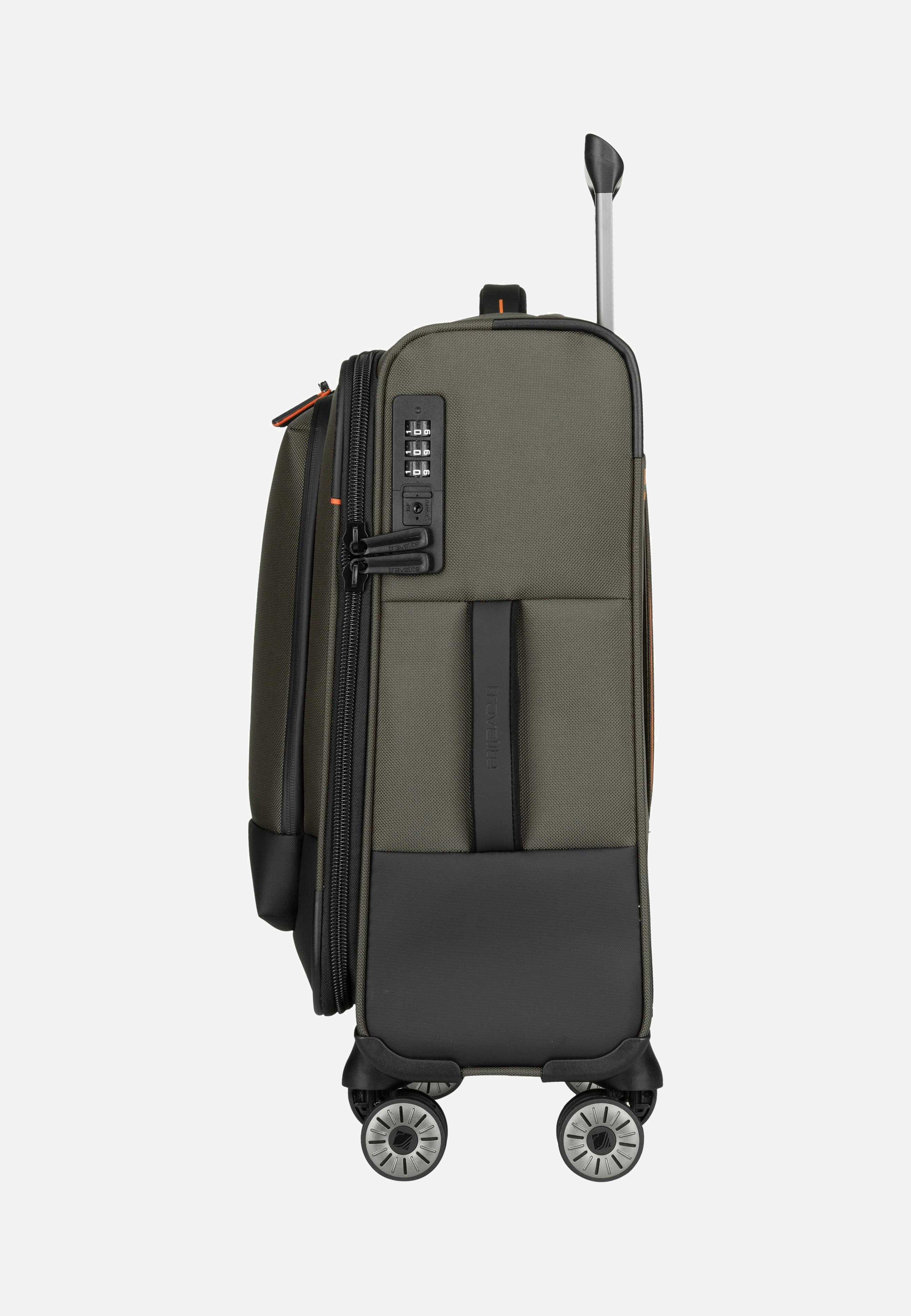 travelite Crosslite 4w Trolley S Oliv Suitcase