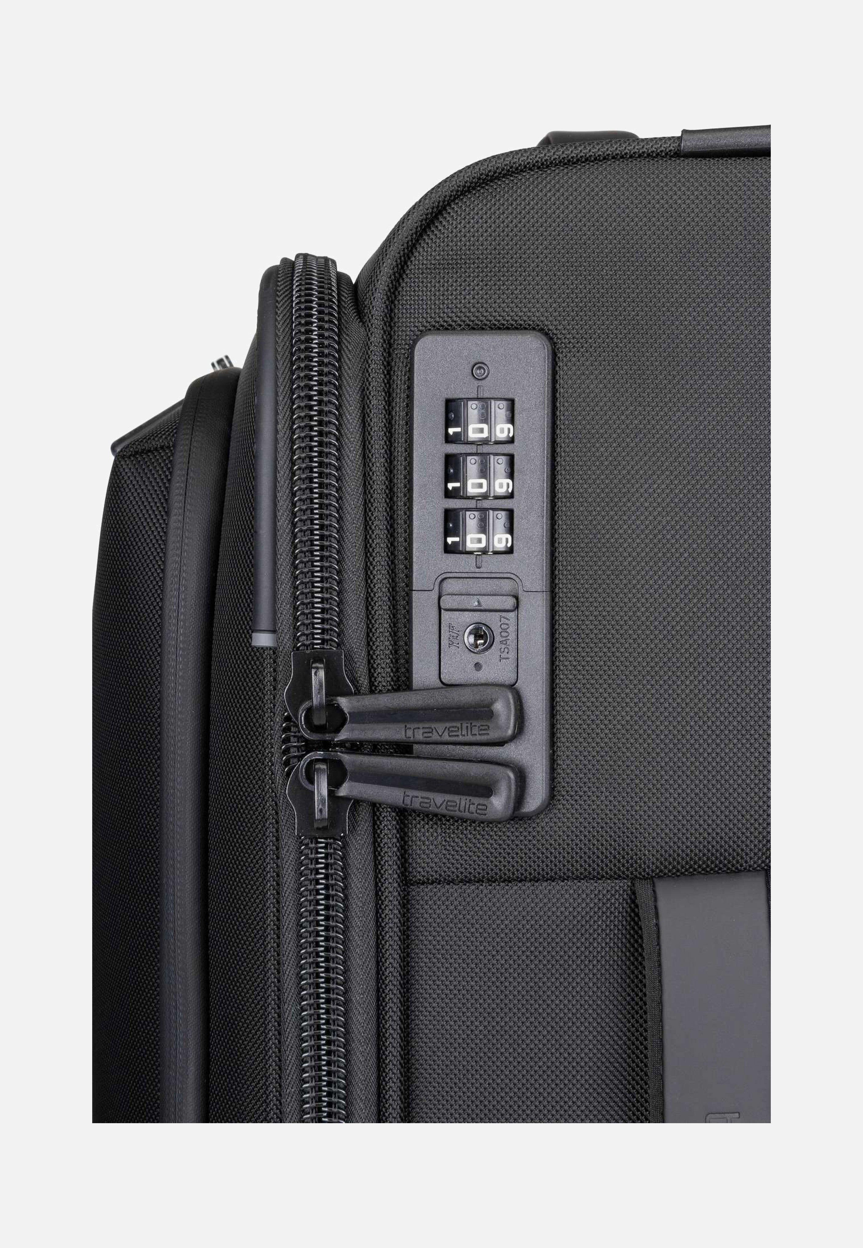 travelite Crosslite 4w Trolley S Schwarz Suitcase