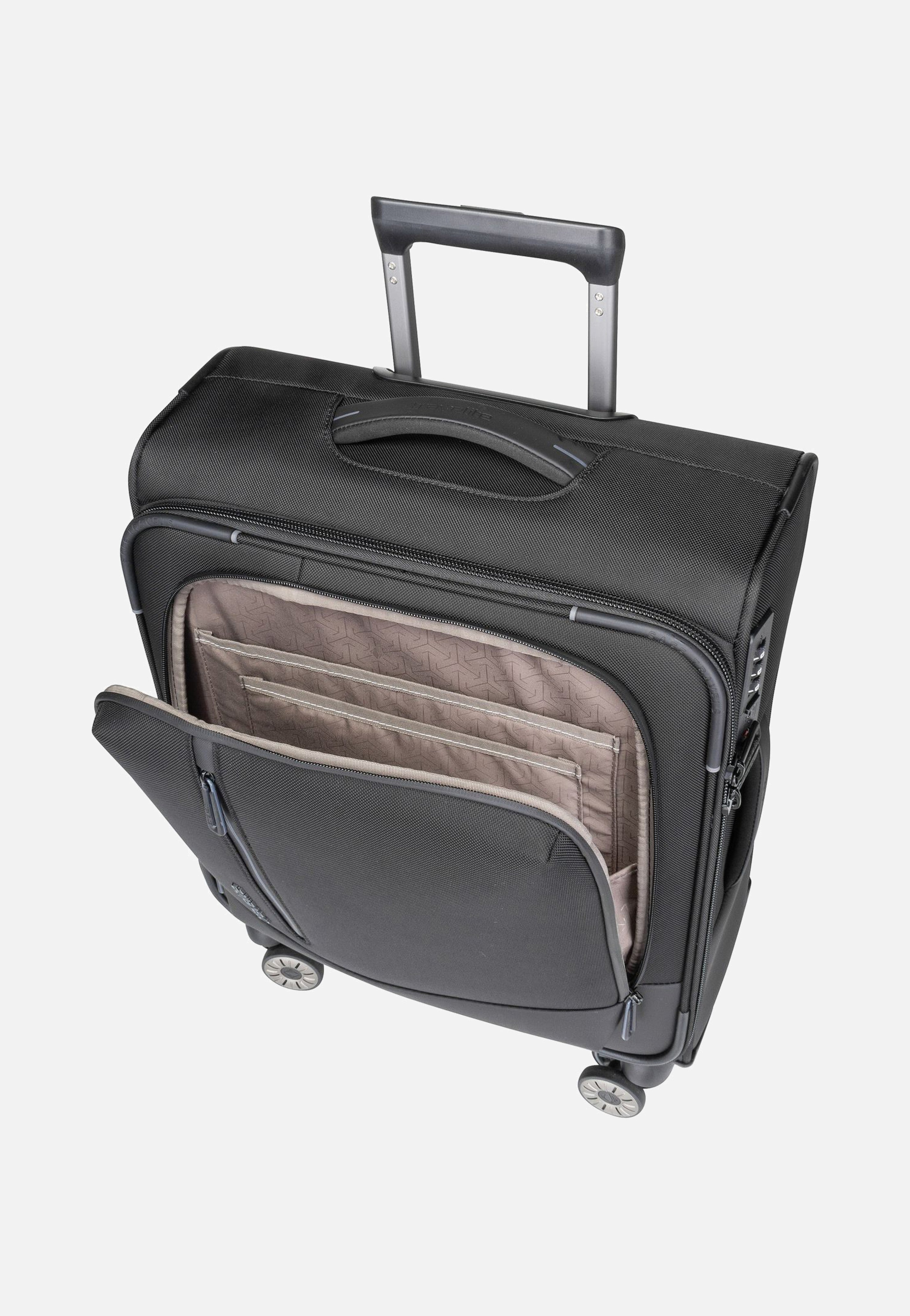 travelite Crosslite 4w Trolley S Schwarz Suitcase
