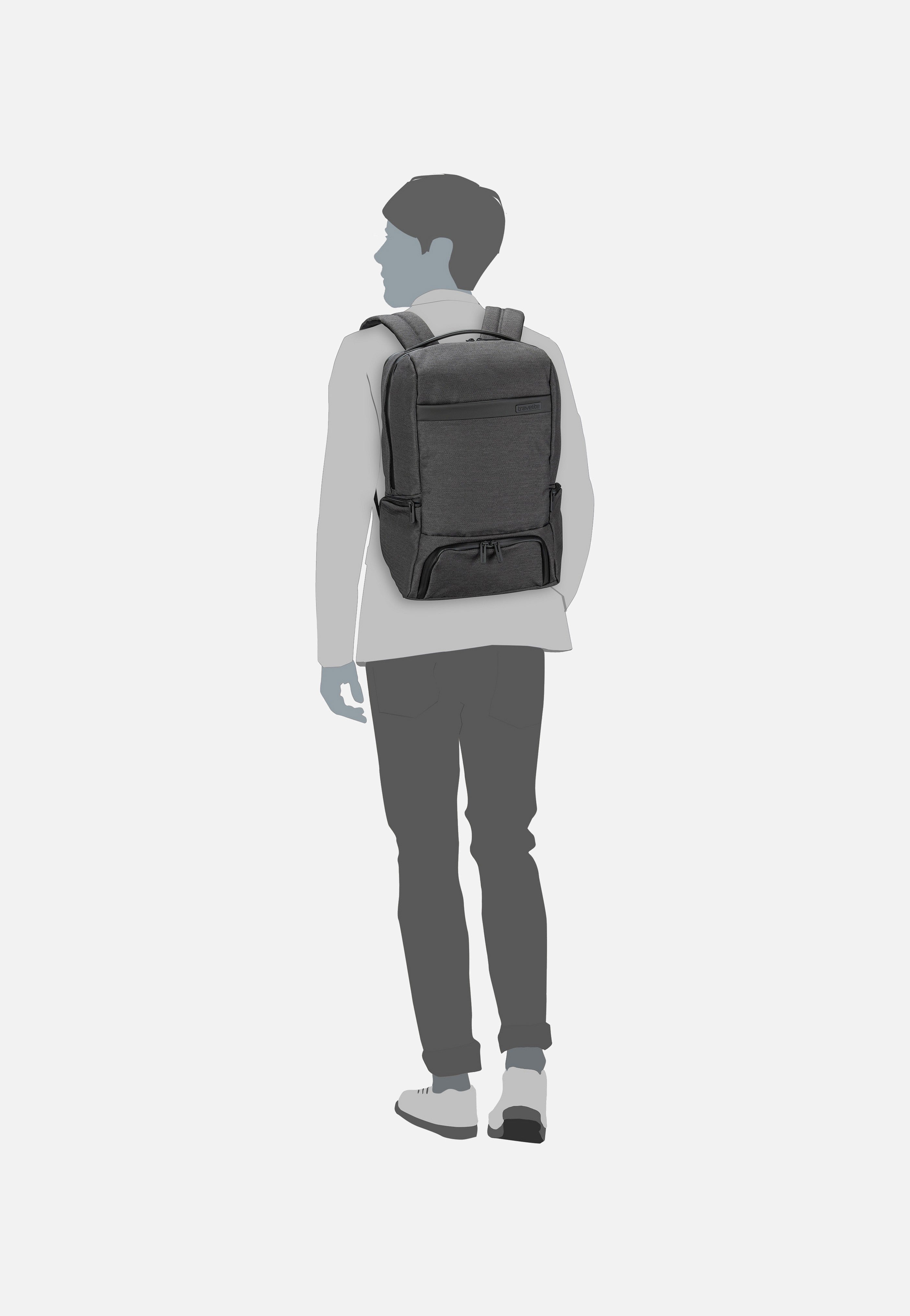 travelite - Meet Business Anthrazit - Backpack | Men-Image