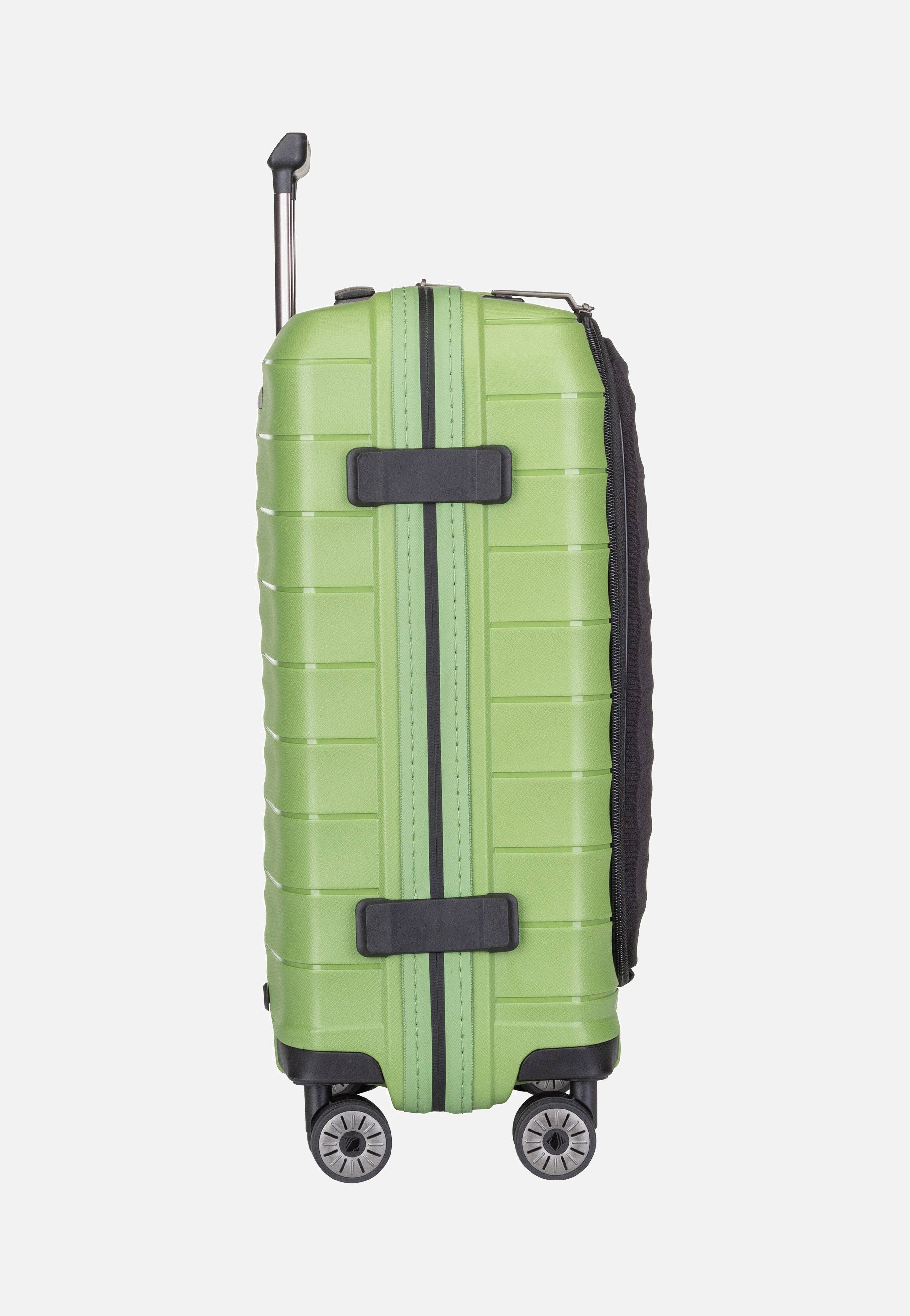 travelite - Mooby 4w Trolley S Front Pocket Grün - Suitcase | Neutral-Image