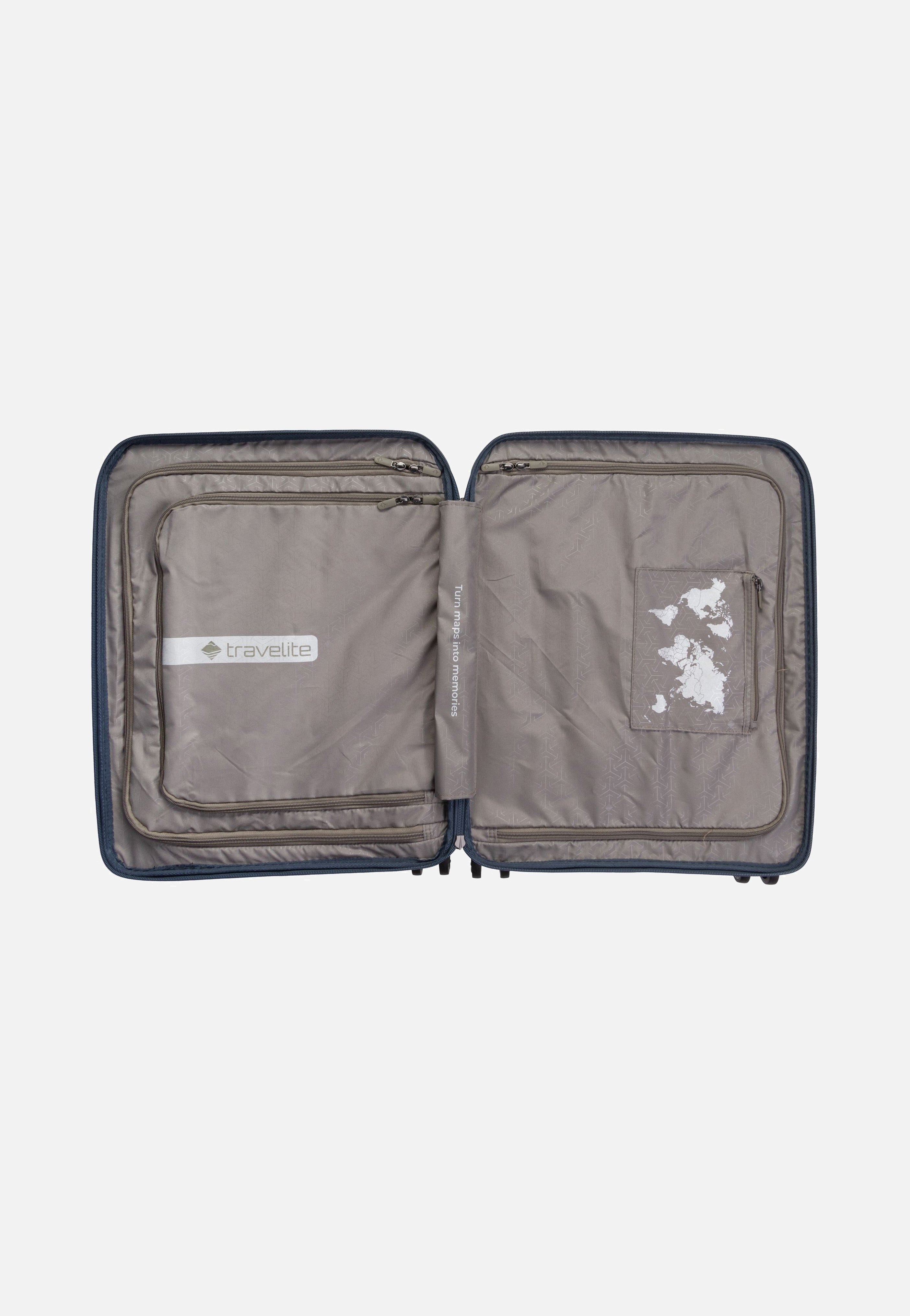 travelite - Mooby 4w Trolley S Front Pocket Marine - Suitcase | Neutral-Image