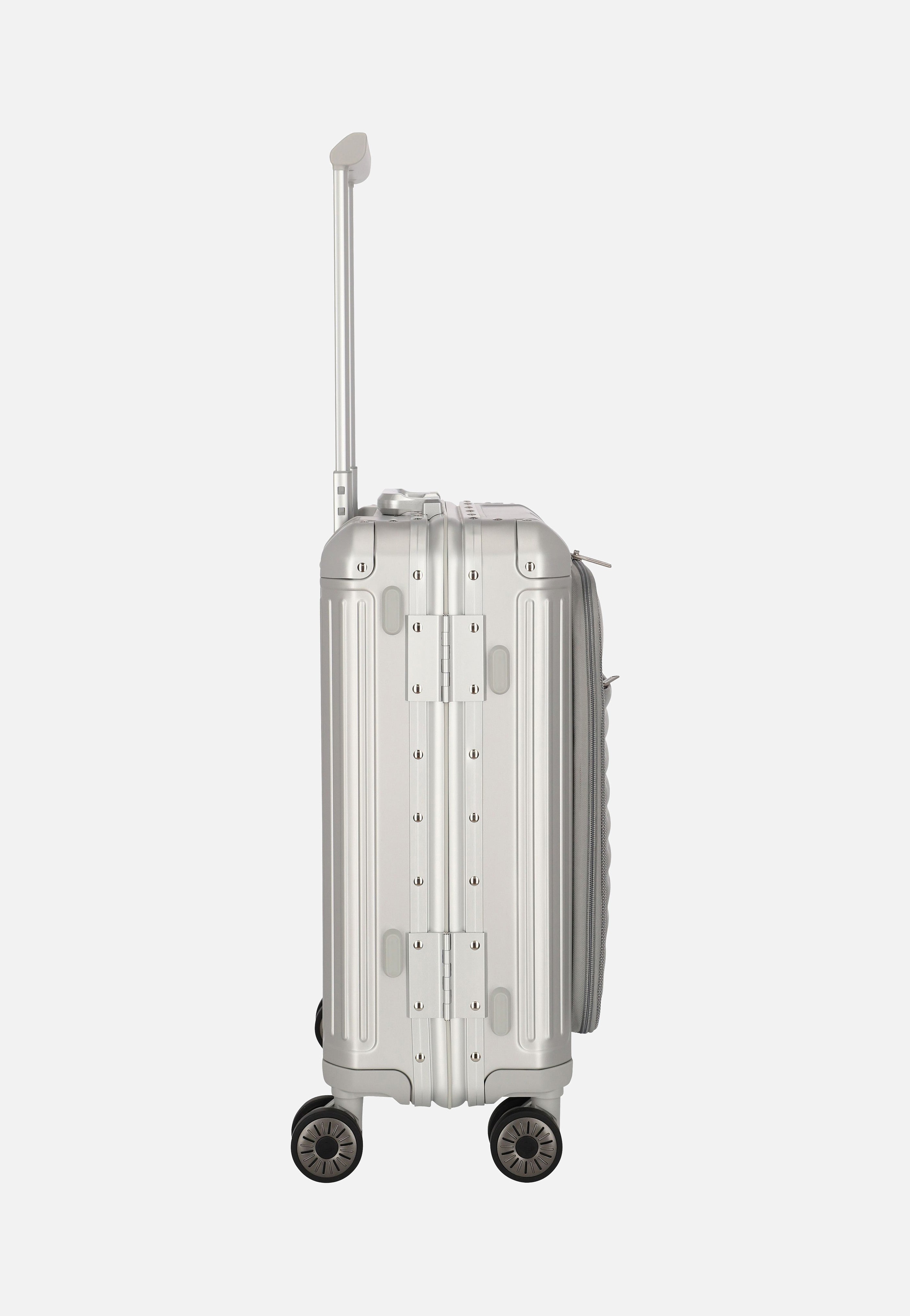 travelite Next 4w Trolley S+ Silber Suitcase