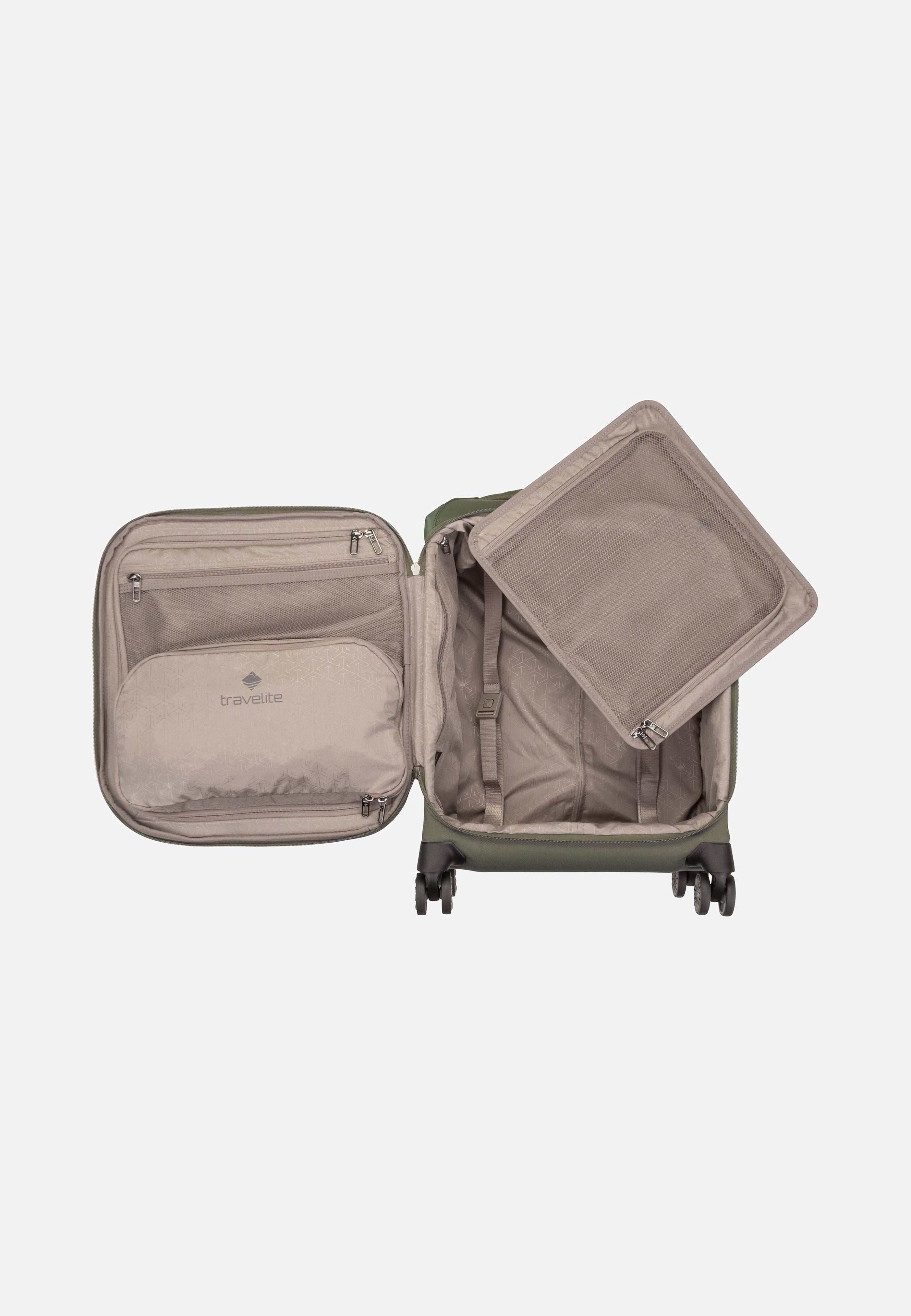 travelite Priima 4w Trolley S Oliv Suitcase