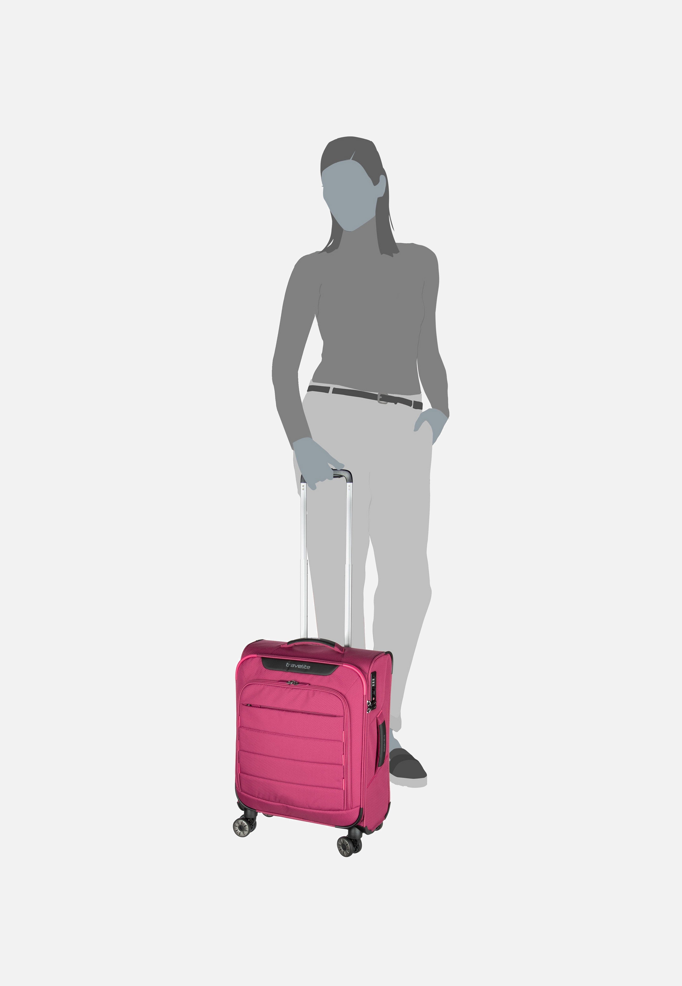 travelite Skaii 4w Trolley S Abendrot Suitcase