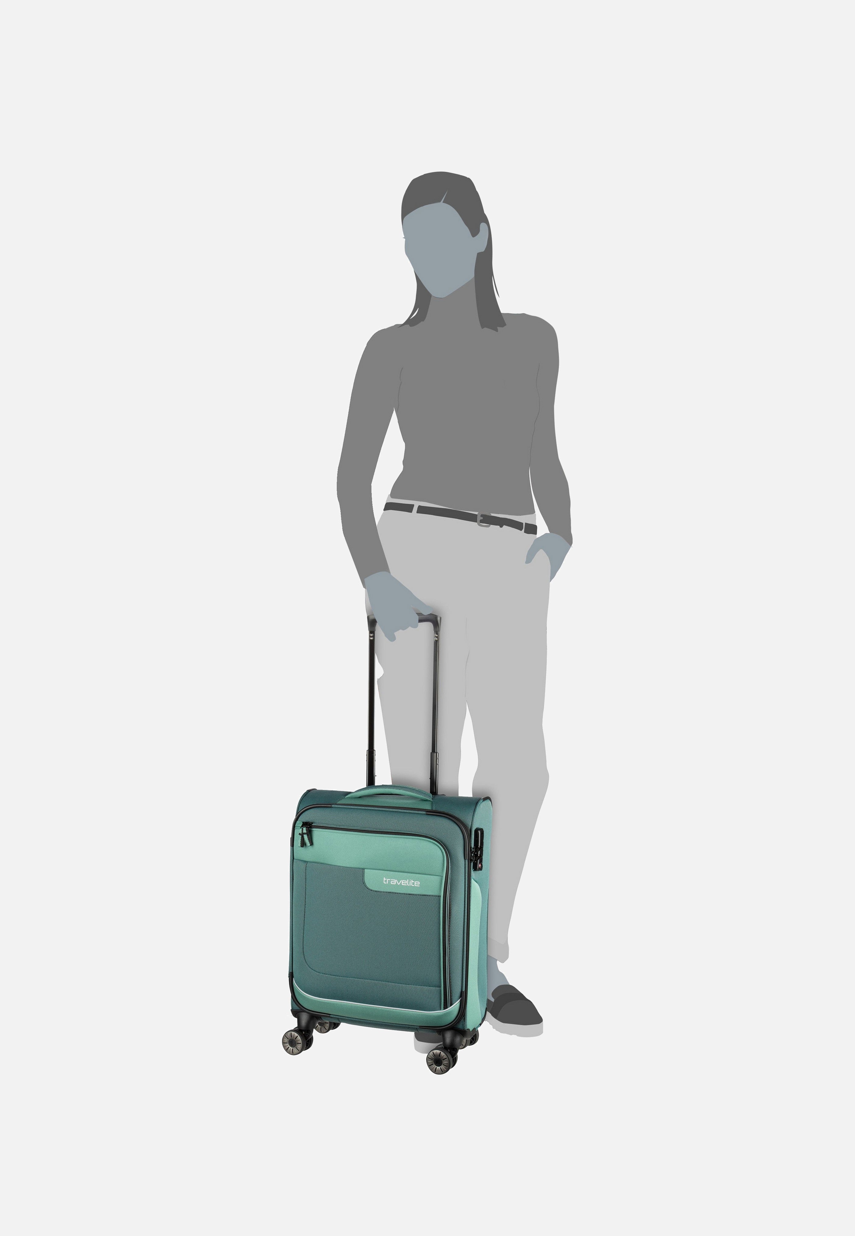 travelite Viia 4w Trolley S Eukalyptus Suitcase