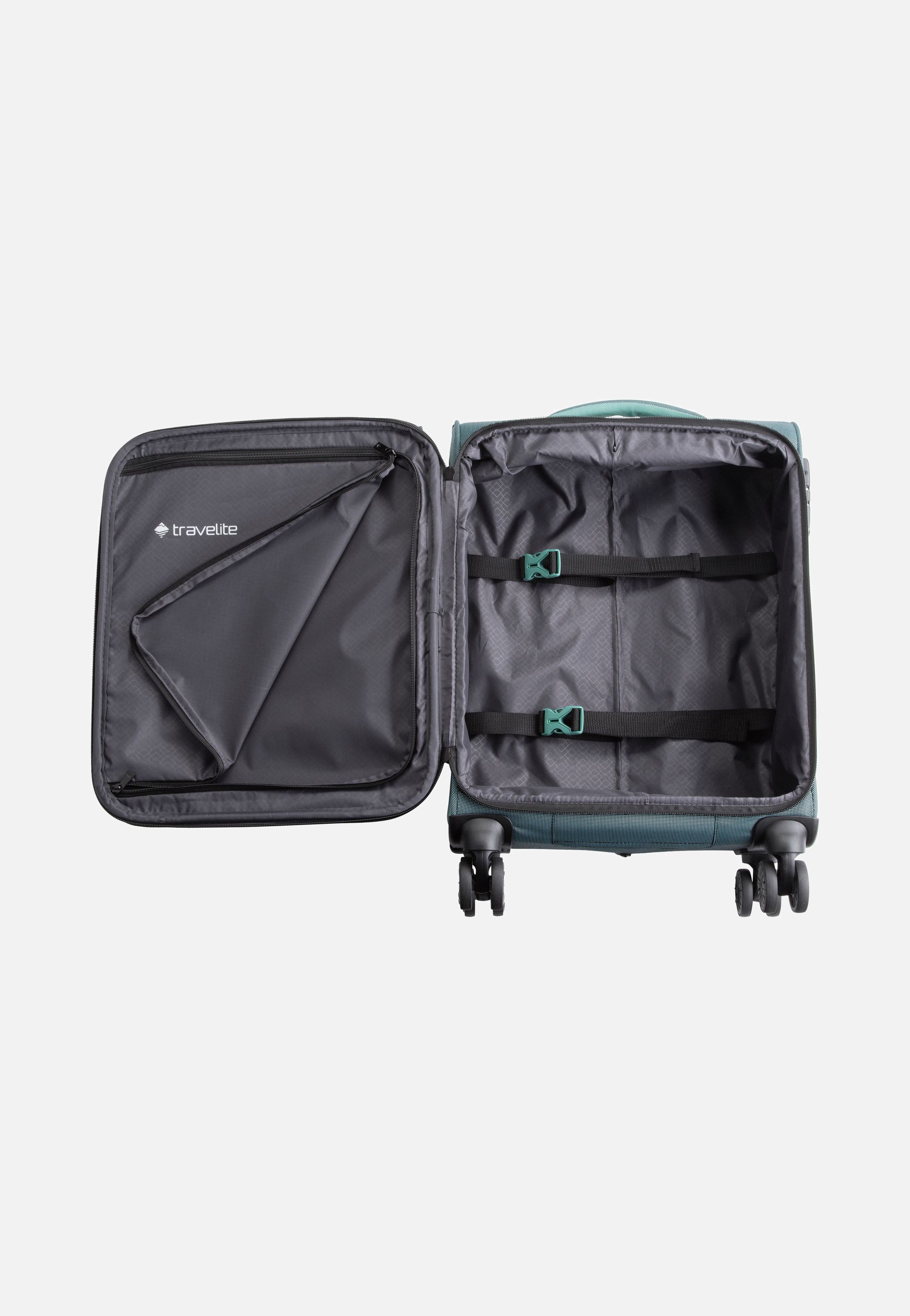 travelite Viia 4w Trolley S Eukalyptus Suitcase