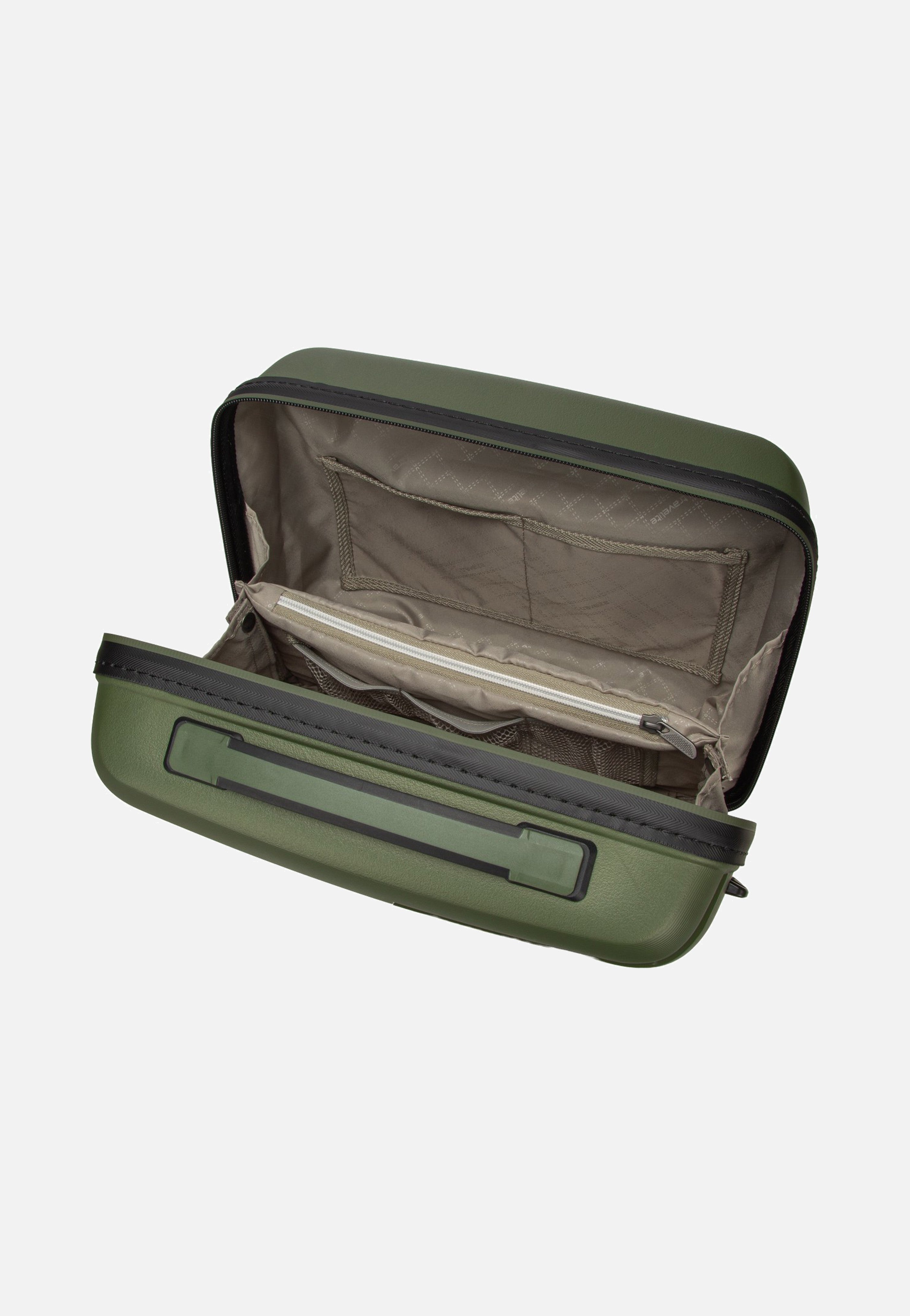 travelite Air Base Beautycase Olive Cosmetic Case