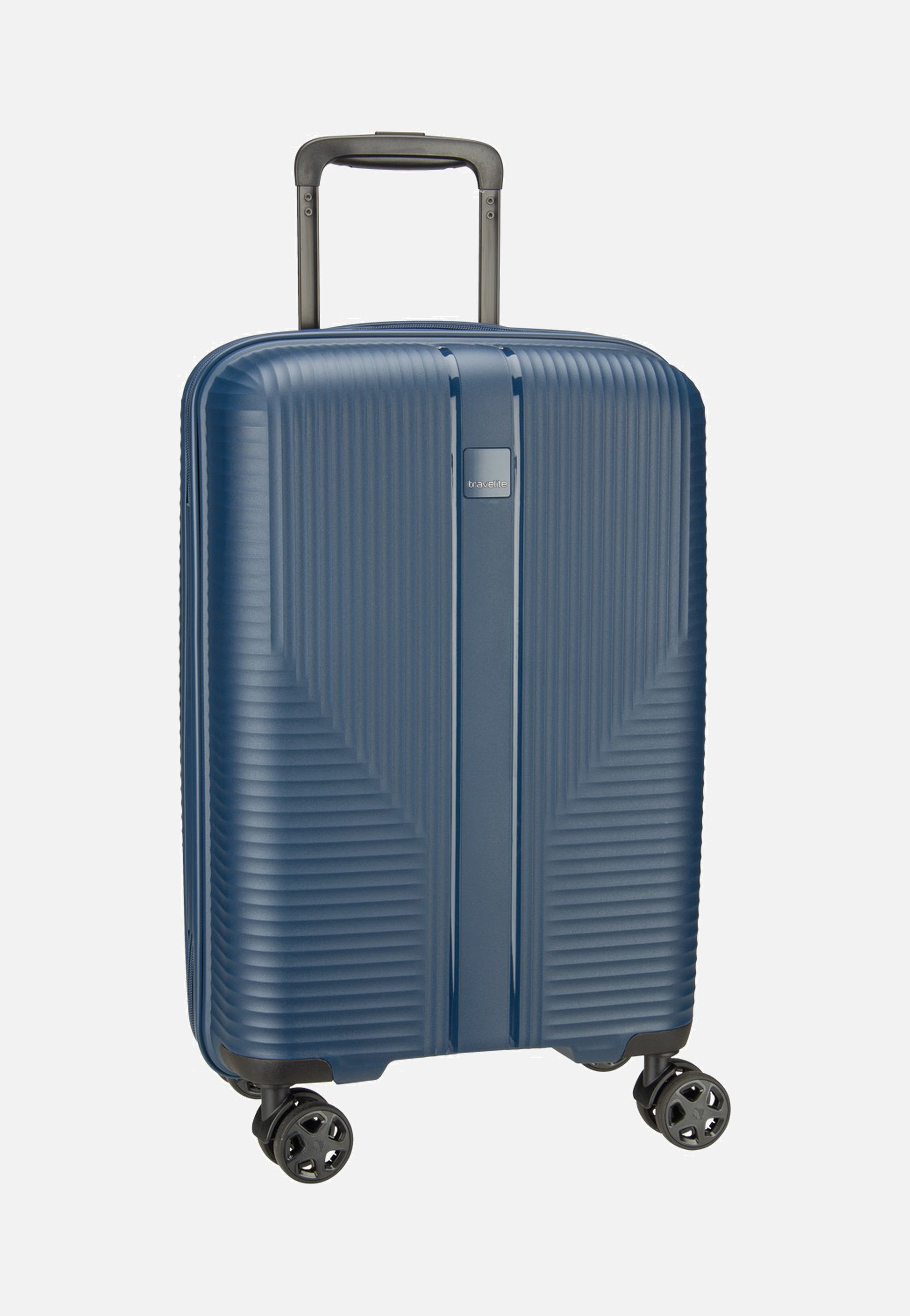 travelite Air Stripe Trolley 4W S Slim Navy Suitcase