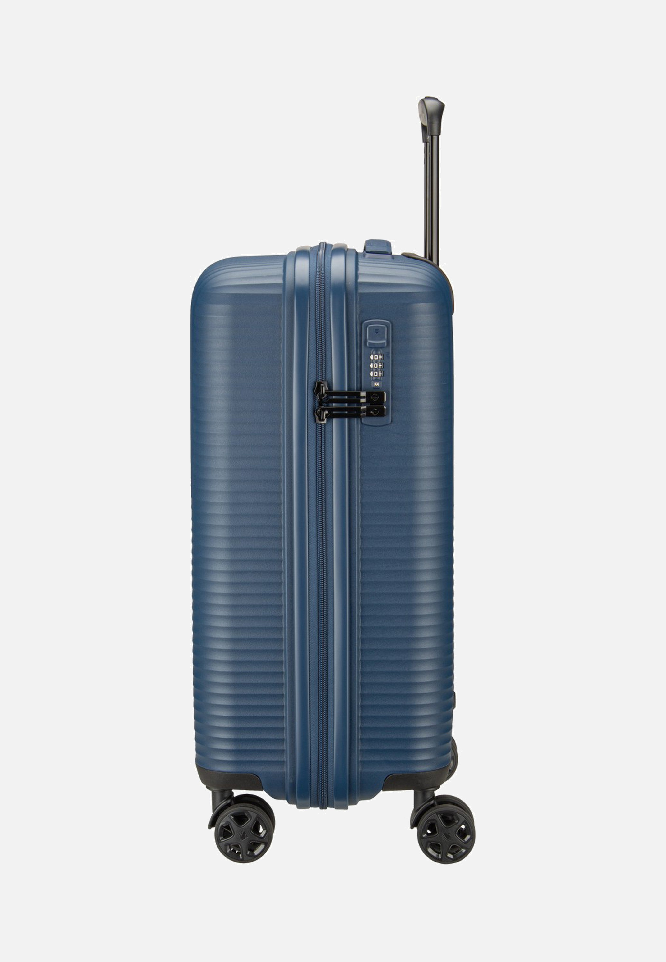 travelite Air Stripe Trolley 4W S Slim Navy Suitcase