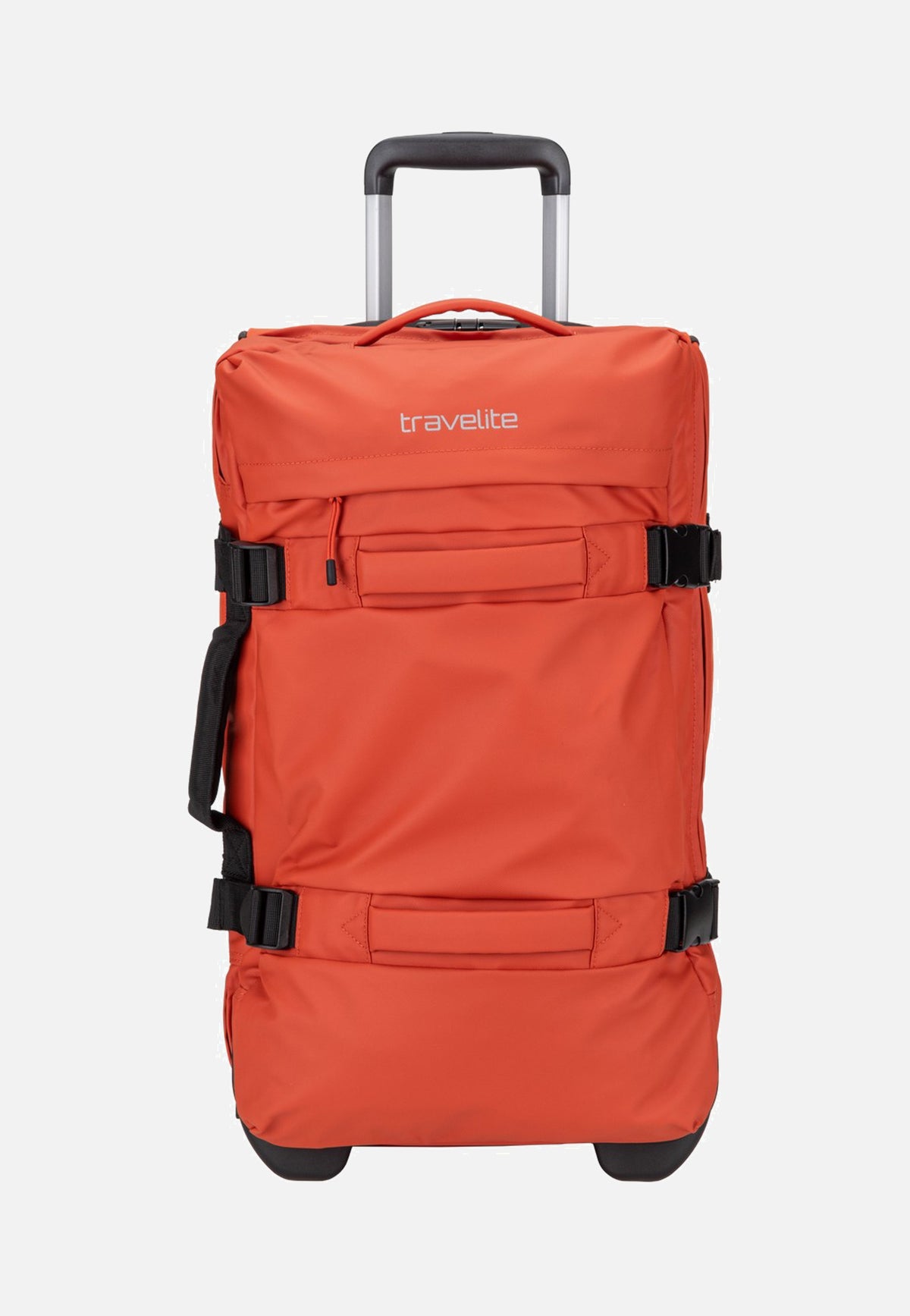 travelite Bolonia Wheeled Duffle M Orange Travel Bag with Wheels