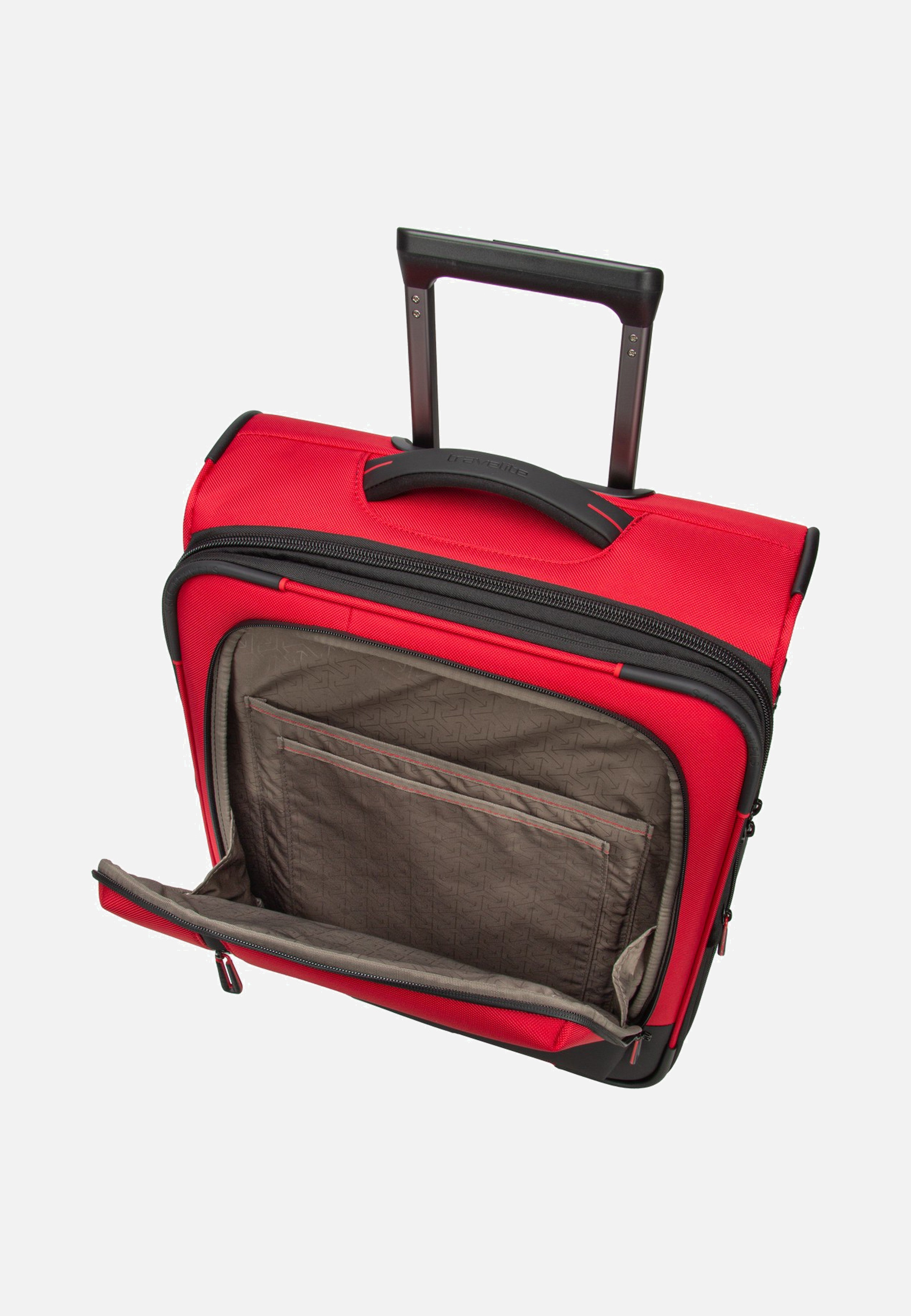travelite Crosslite 2W Trolley S Red Suitcase