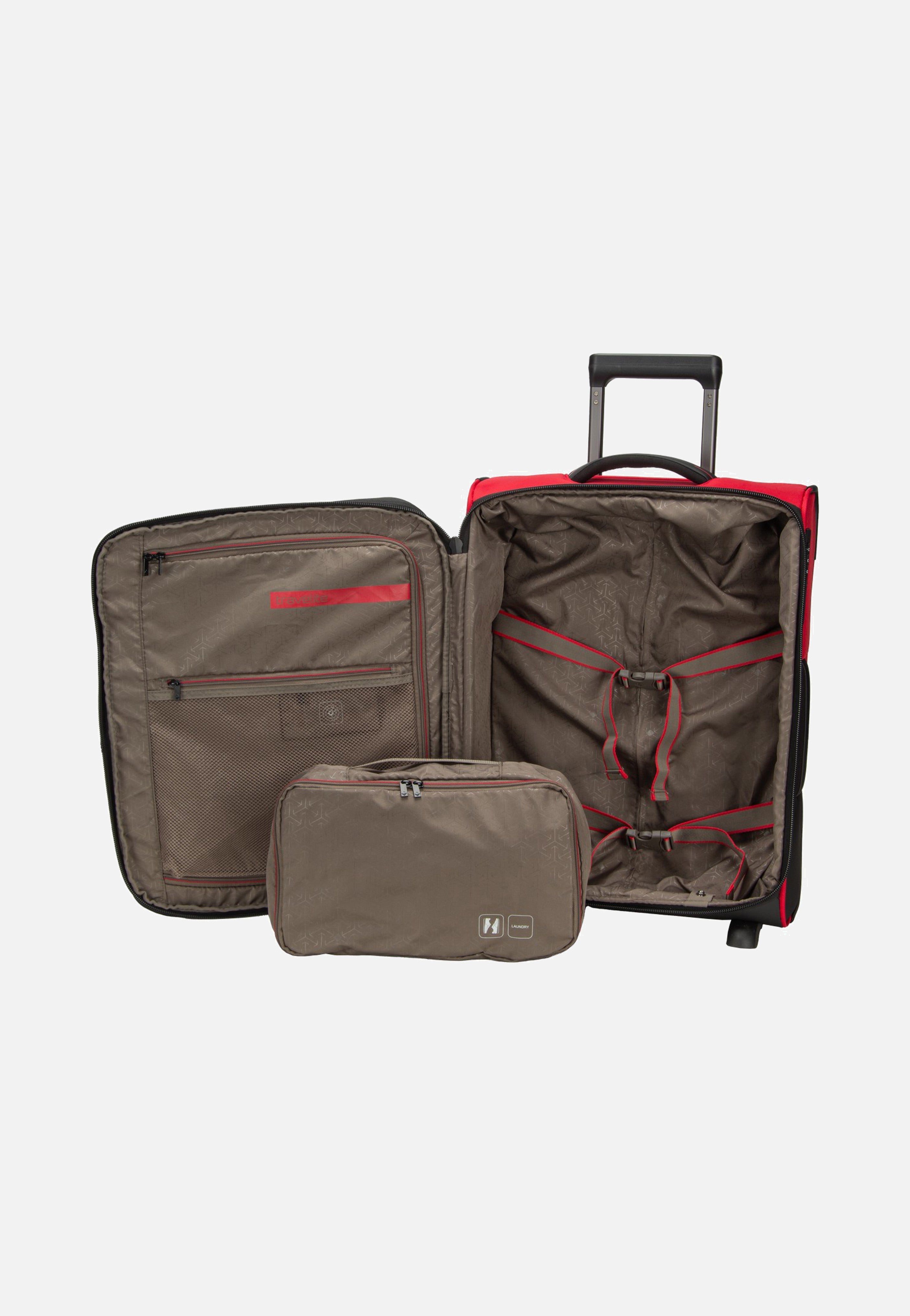 travelite Crosslite 2W Trolley S Red Suitcase