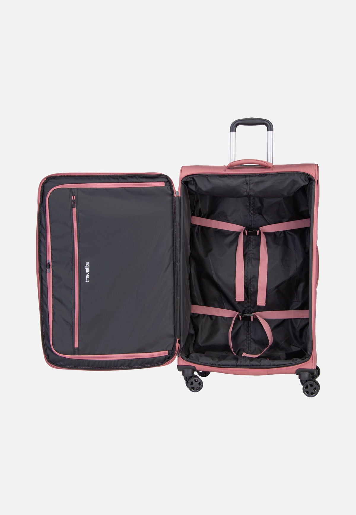 travelite Kick Off Trolley 4W L Exp. Blush Valise
