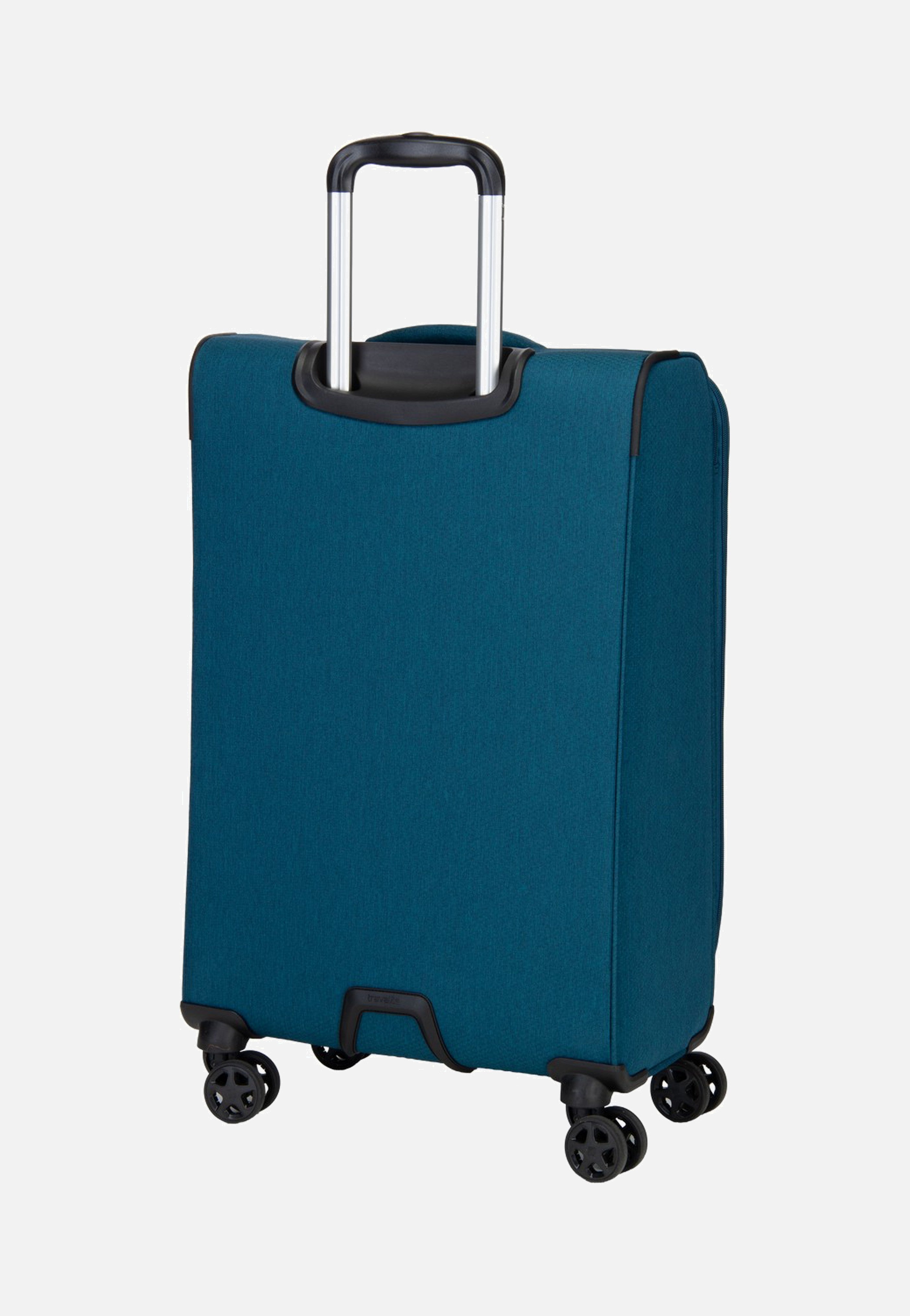 travelite Kick Off Trolley 4W M Exp. Petrol Valigia