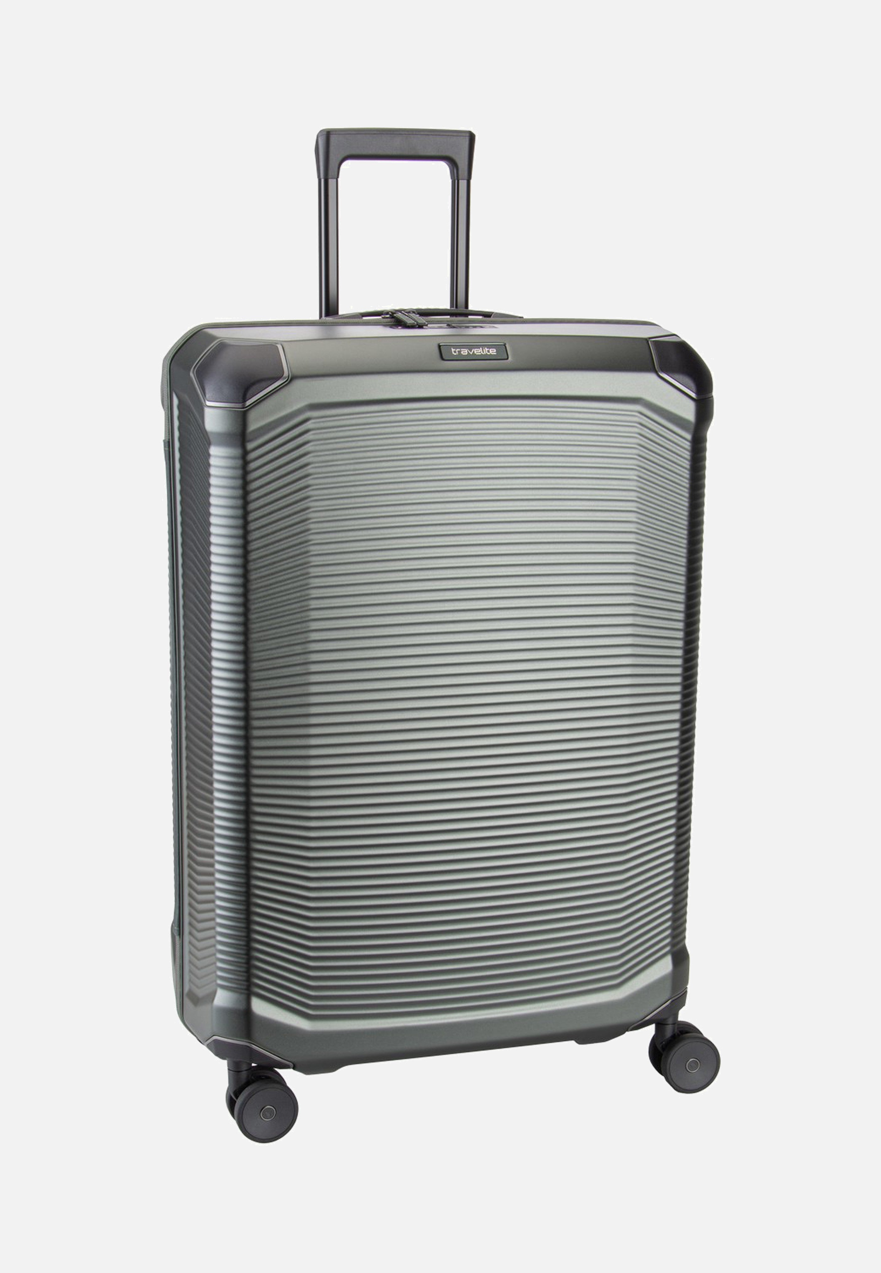 travelite Millennium Trolley 4W L Pine Green Suitcase