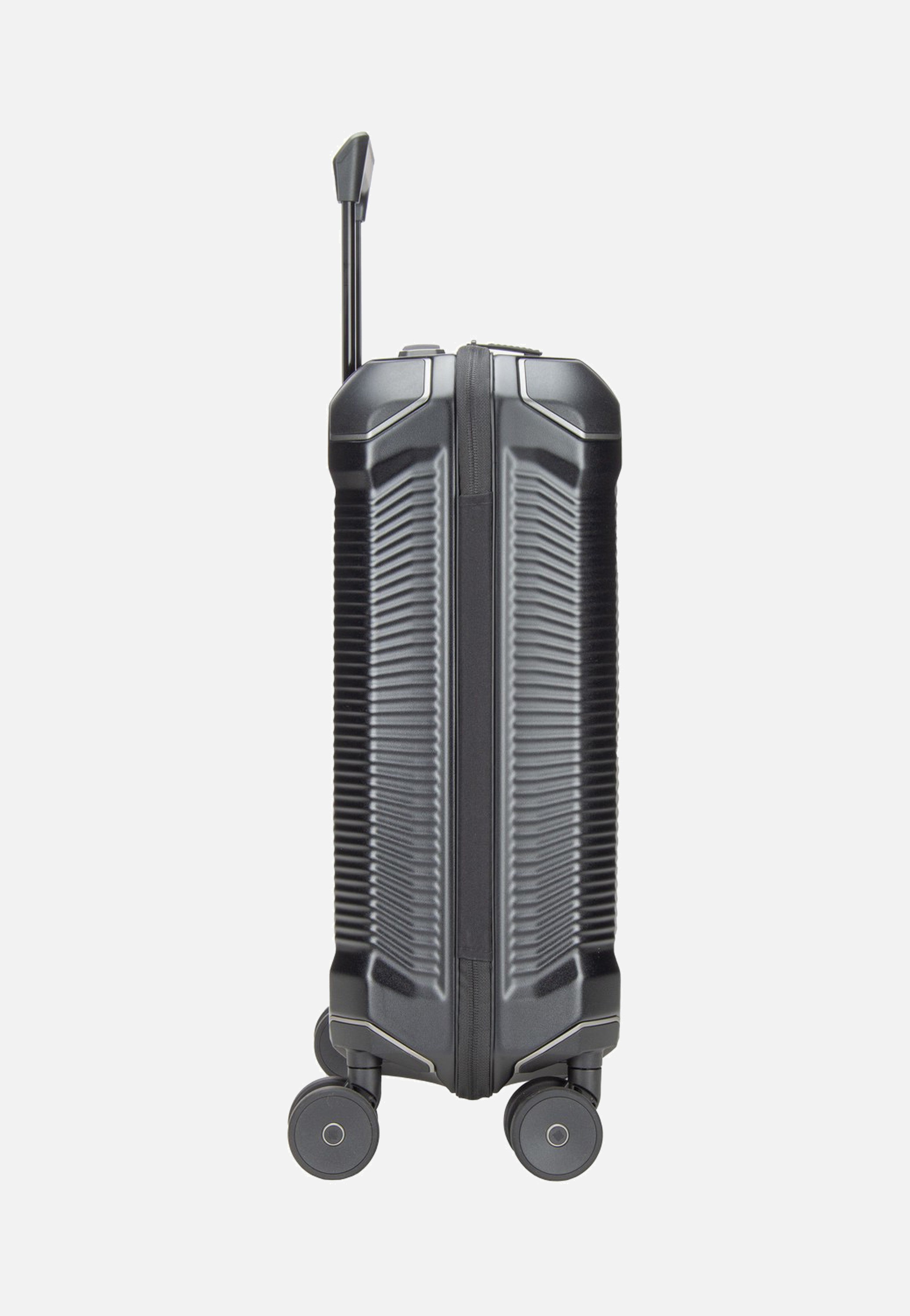 travelite Millennium Trolley 4W S Black Suitcase