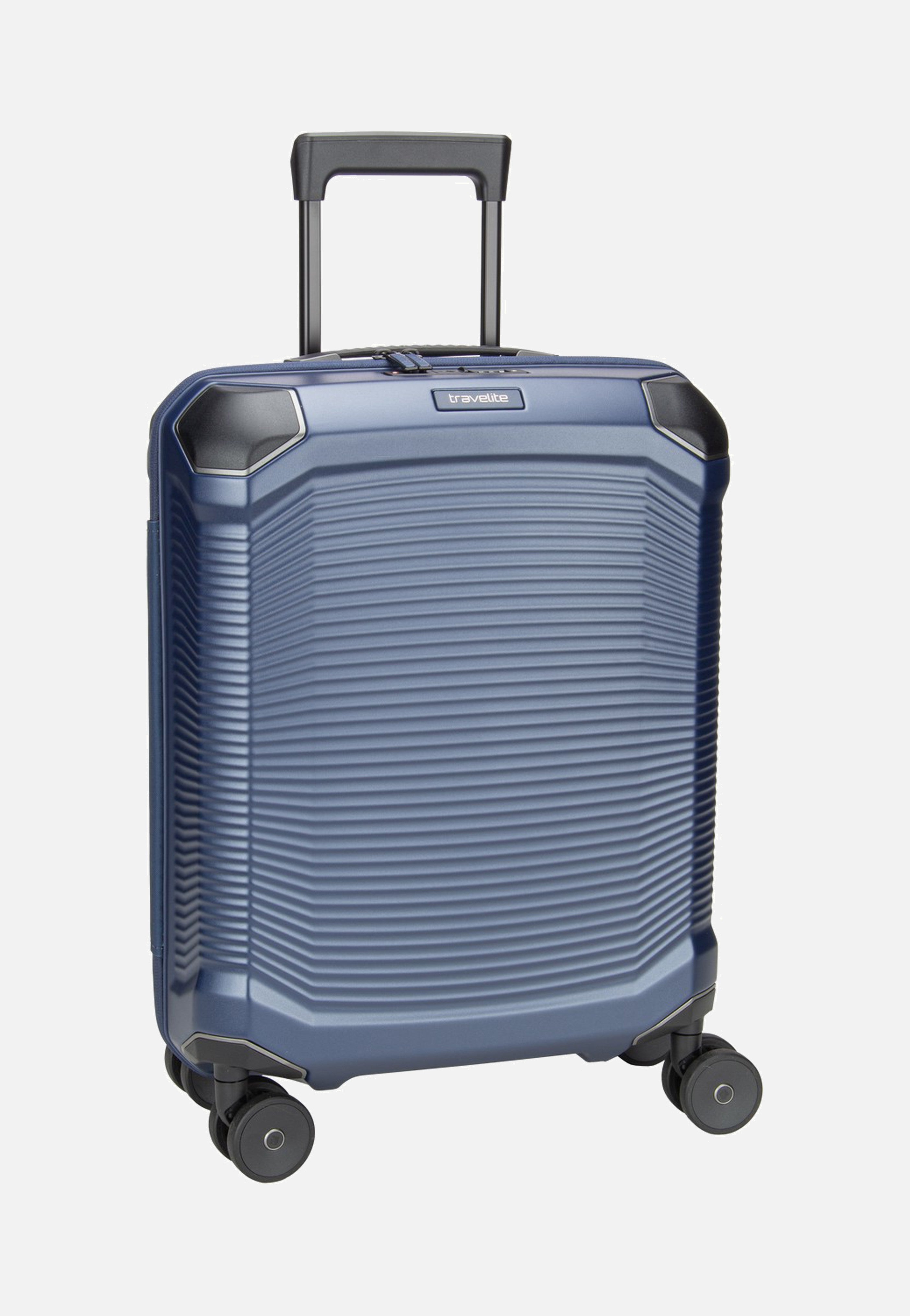 travelite Millennium Trolley 4W S Navy Suitcase