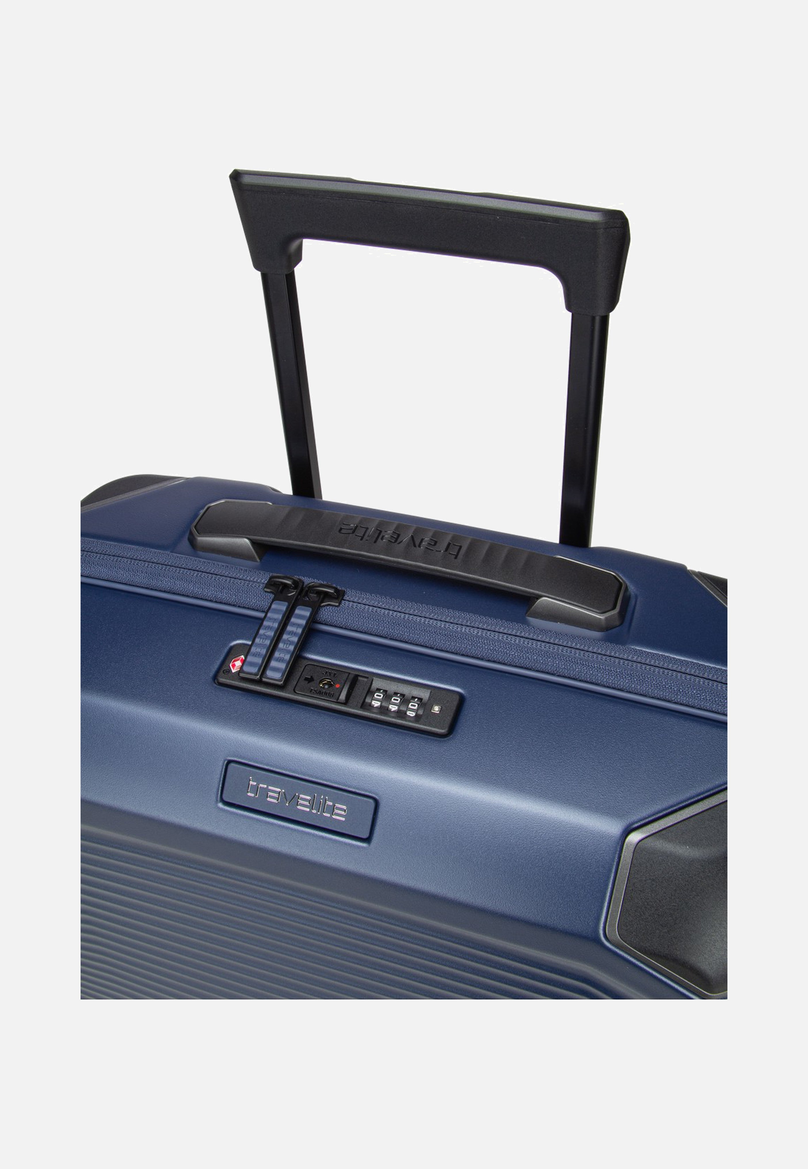 travelite Millennium Trolley 4W S Navy Suitcase