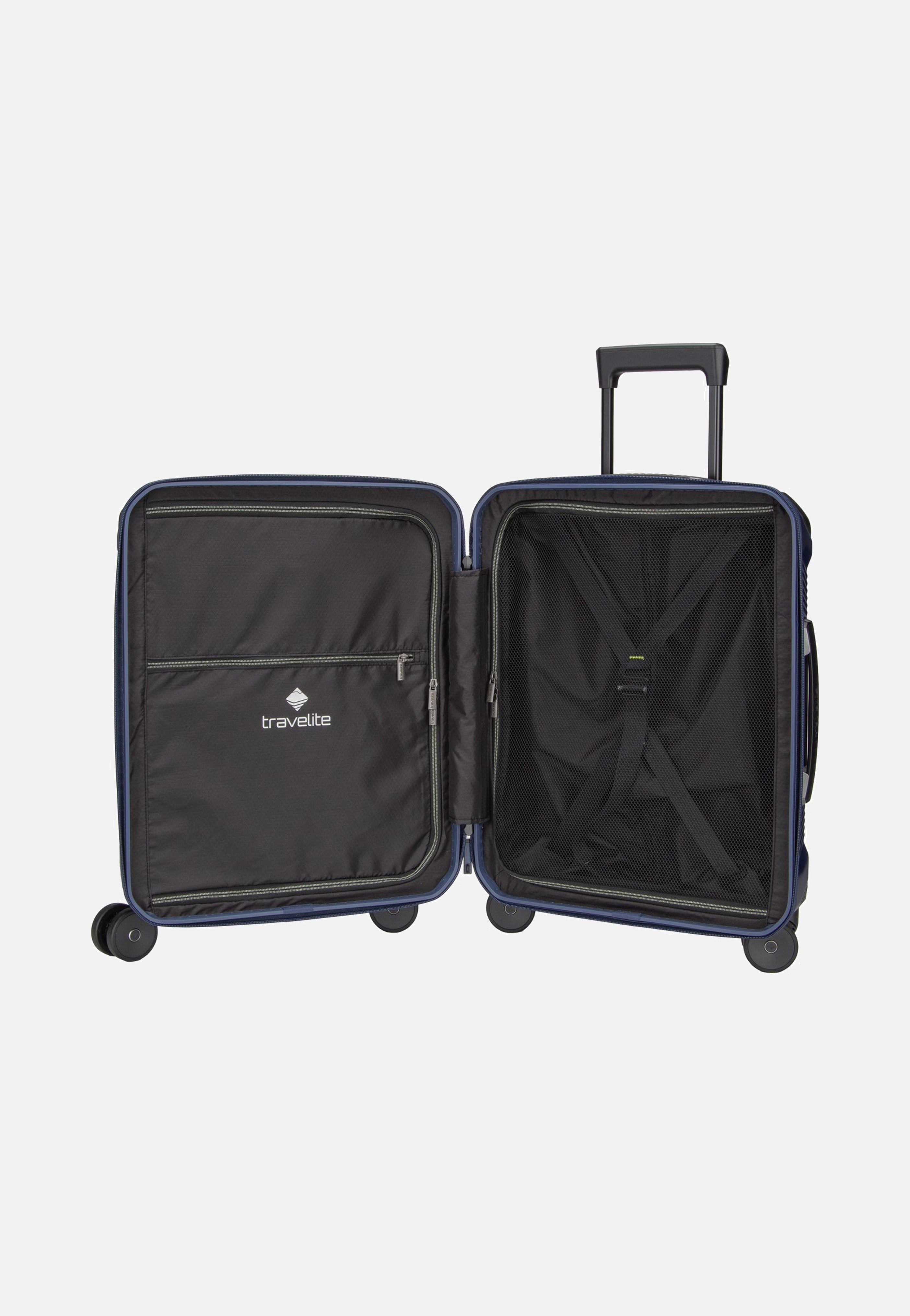 travelite Millennium Trolley 4W S Navy Suitcase