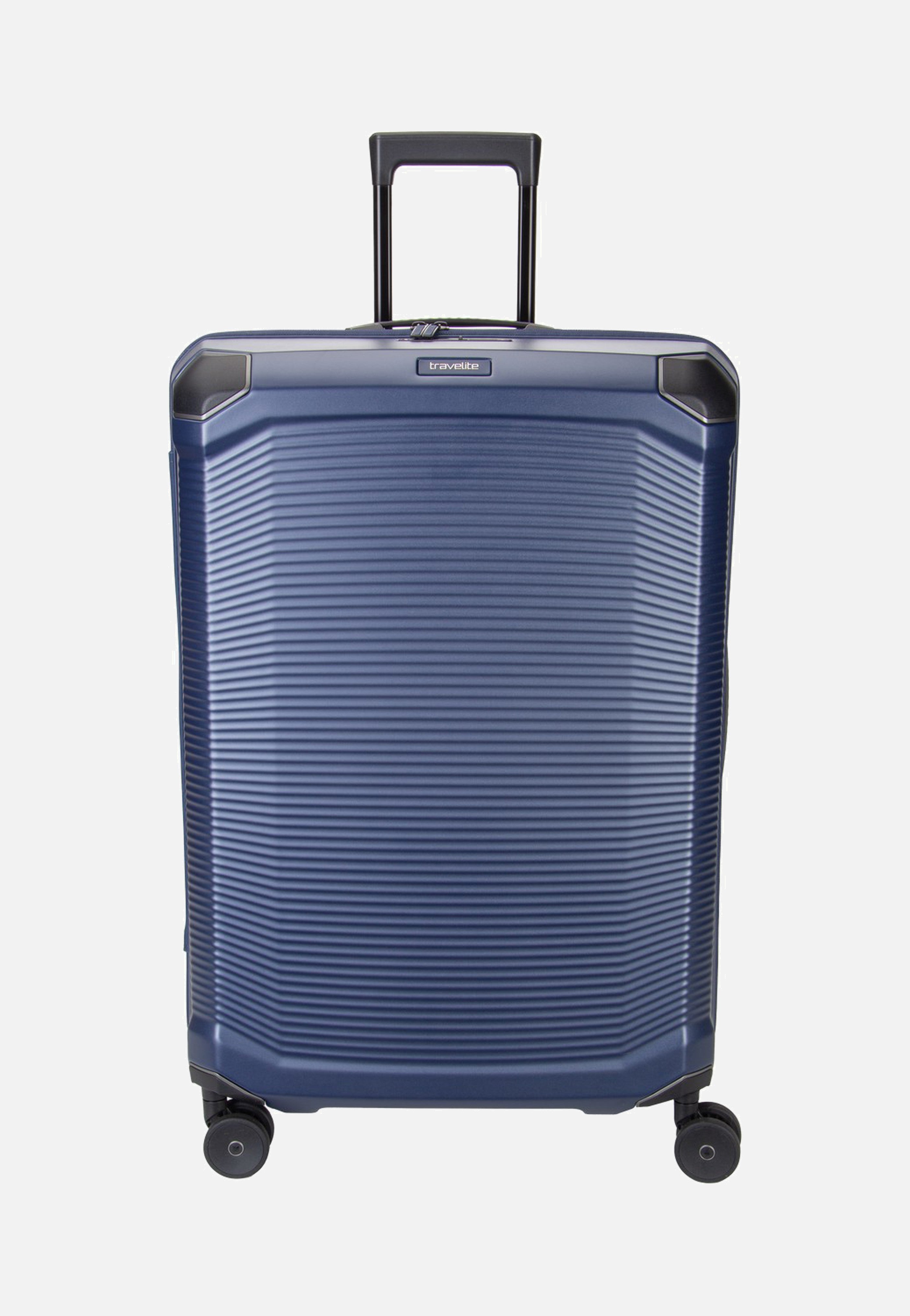 travelite Millennium Trolley 4W L Navy Suitcase