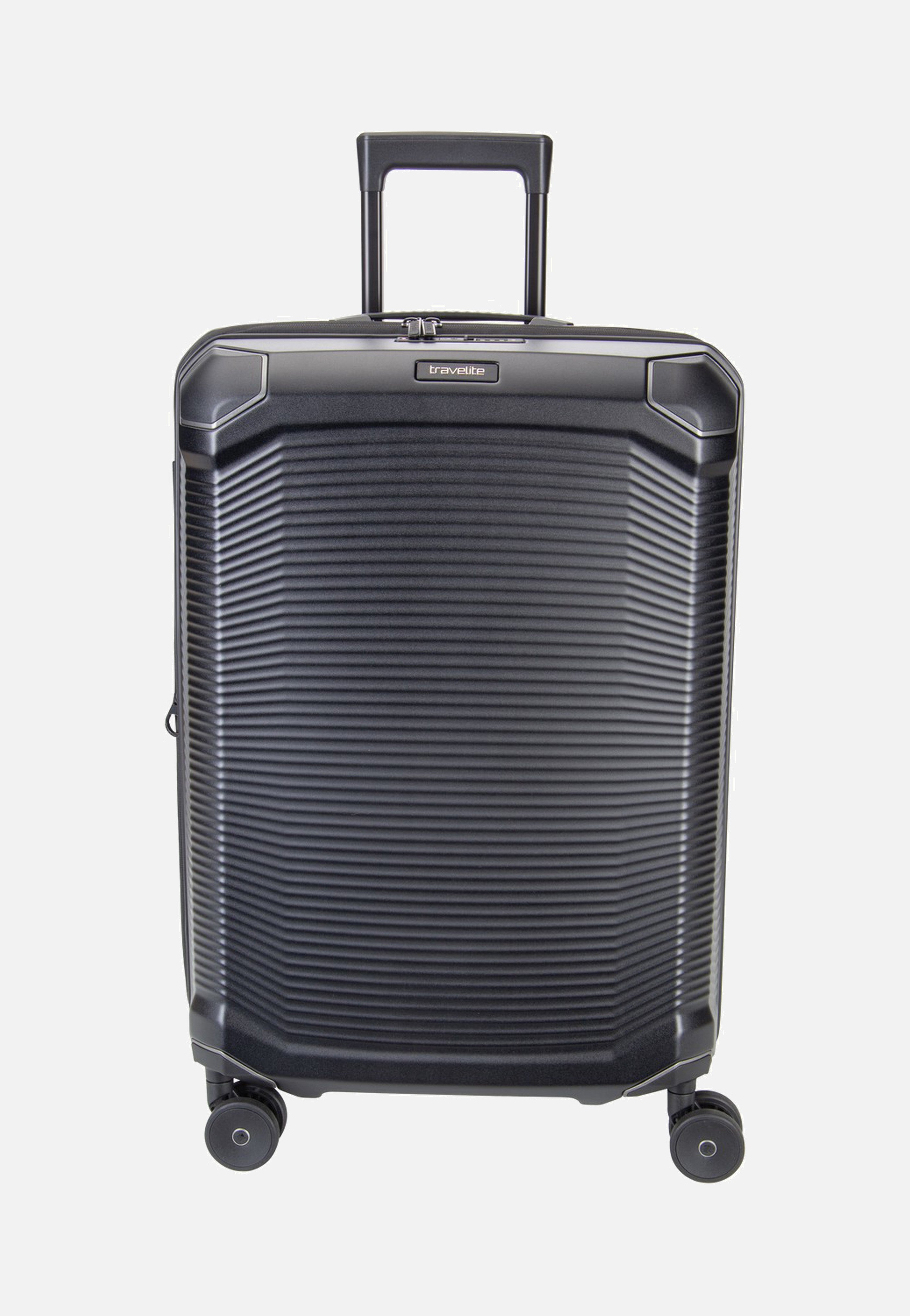 travelite - Millennium Trolley 4W M Exp. Black - Suitcase | Neutral-Image