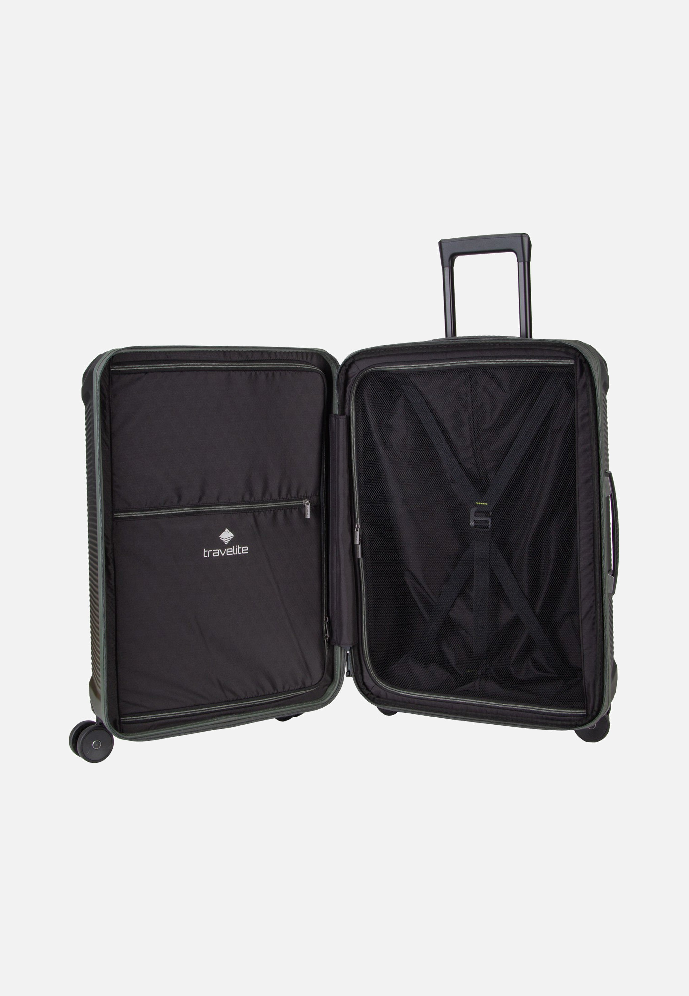 travelite - Millennium Trolley 4W M Exp. Pine Green - Suitcase | Neutral-Image
