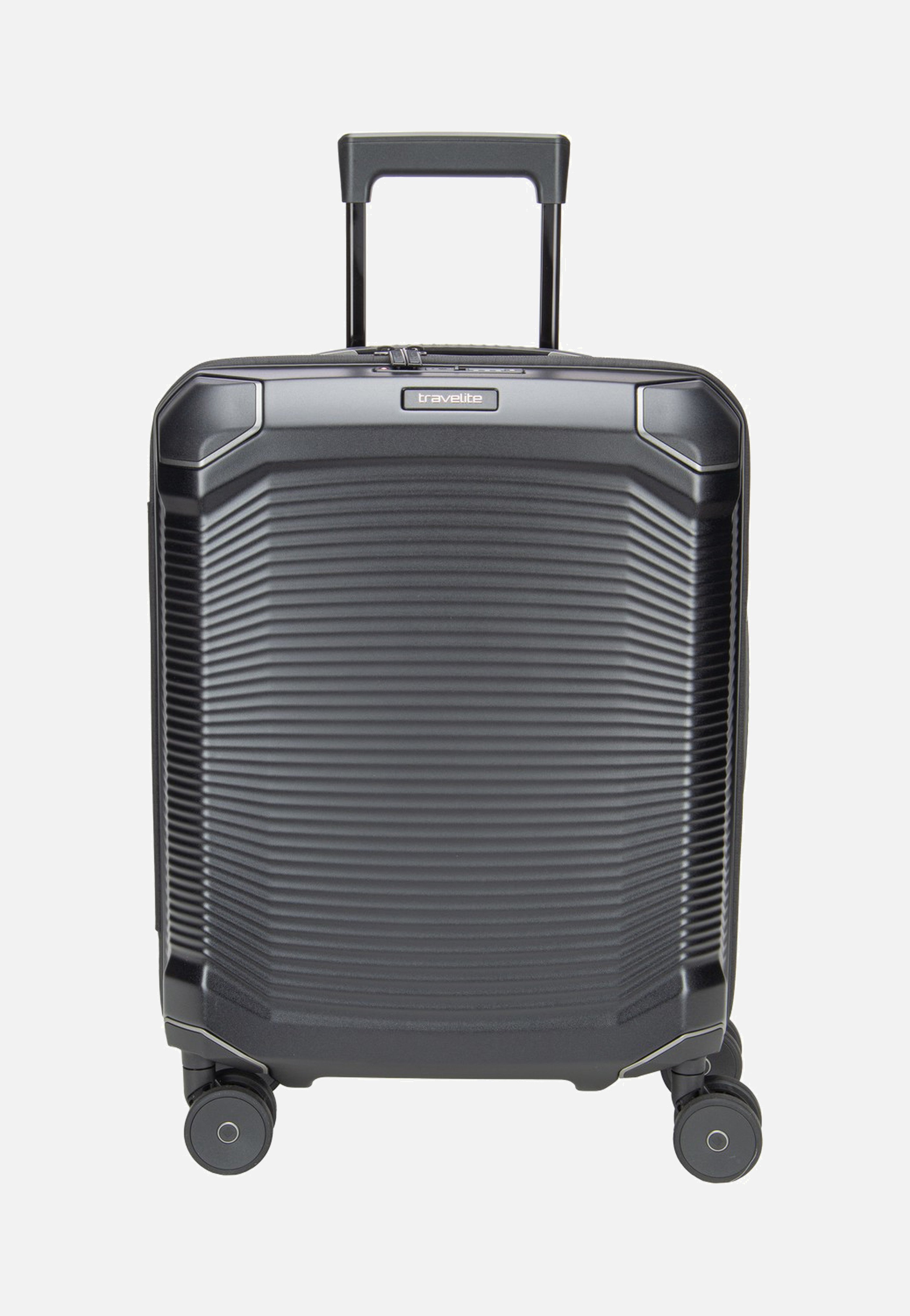 travelite Millennium Trolley 4W S Black Suitcase