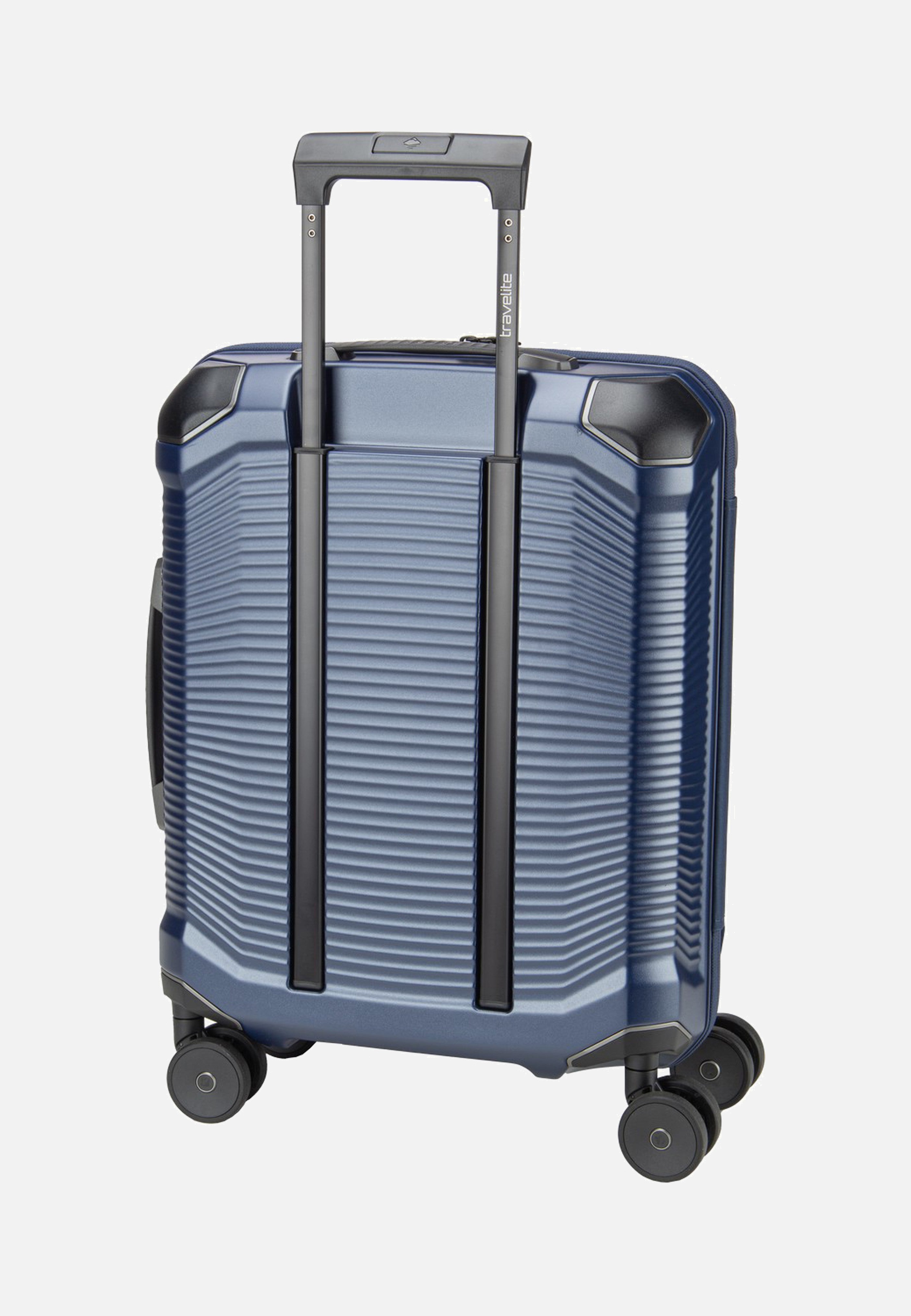 travelite - Millennium Trolley 4W S Front Pocket Navy - Suitcase | Neutral-Image