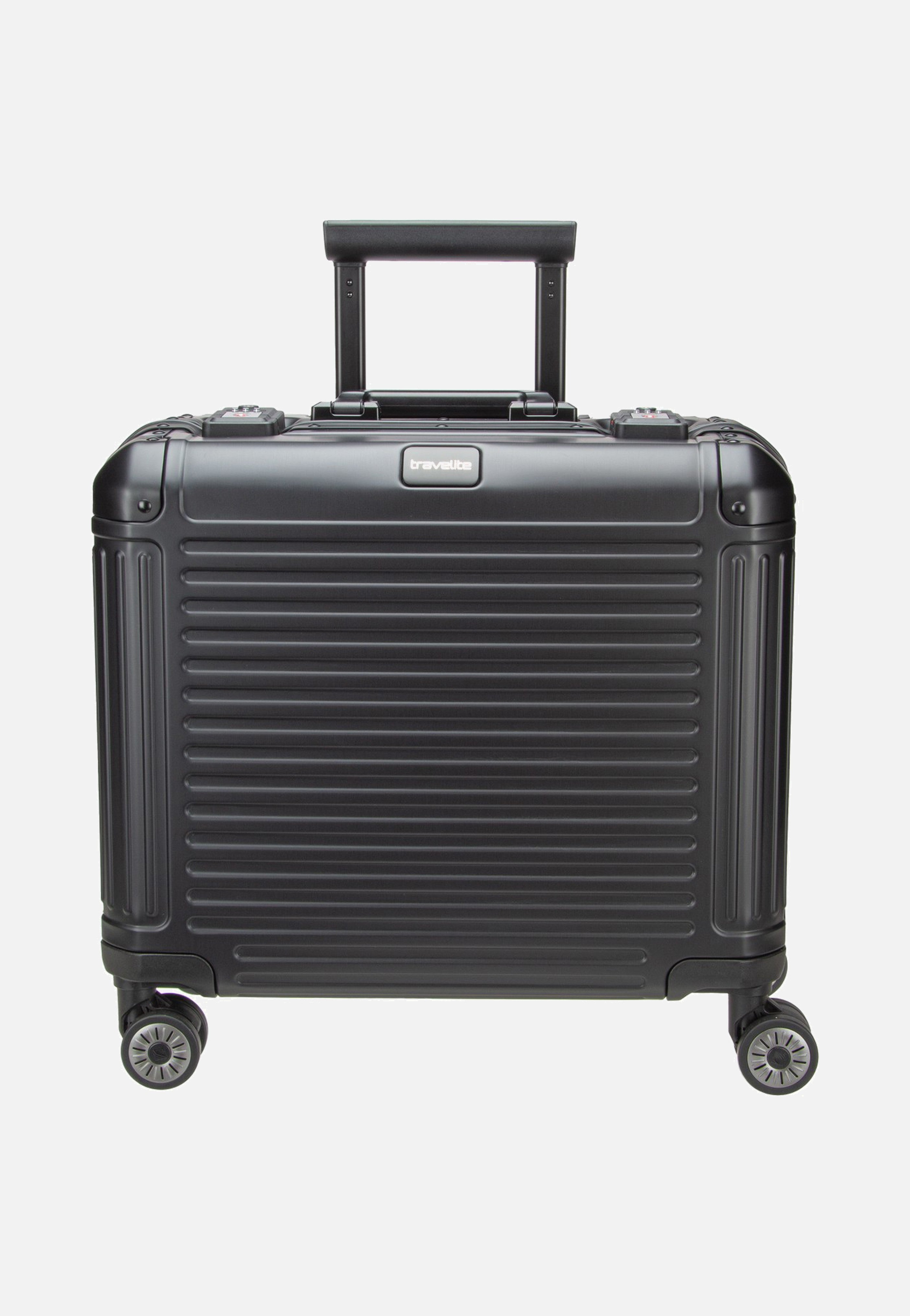 travelite Next 4w Business Wheeler Schwarz Suitcase