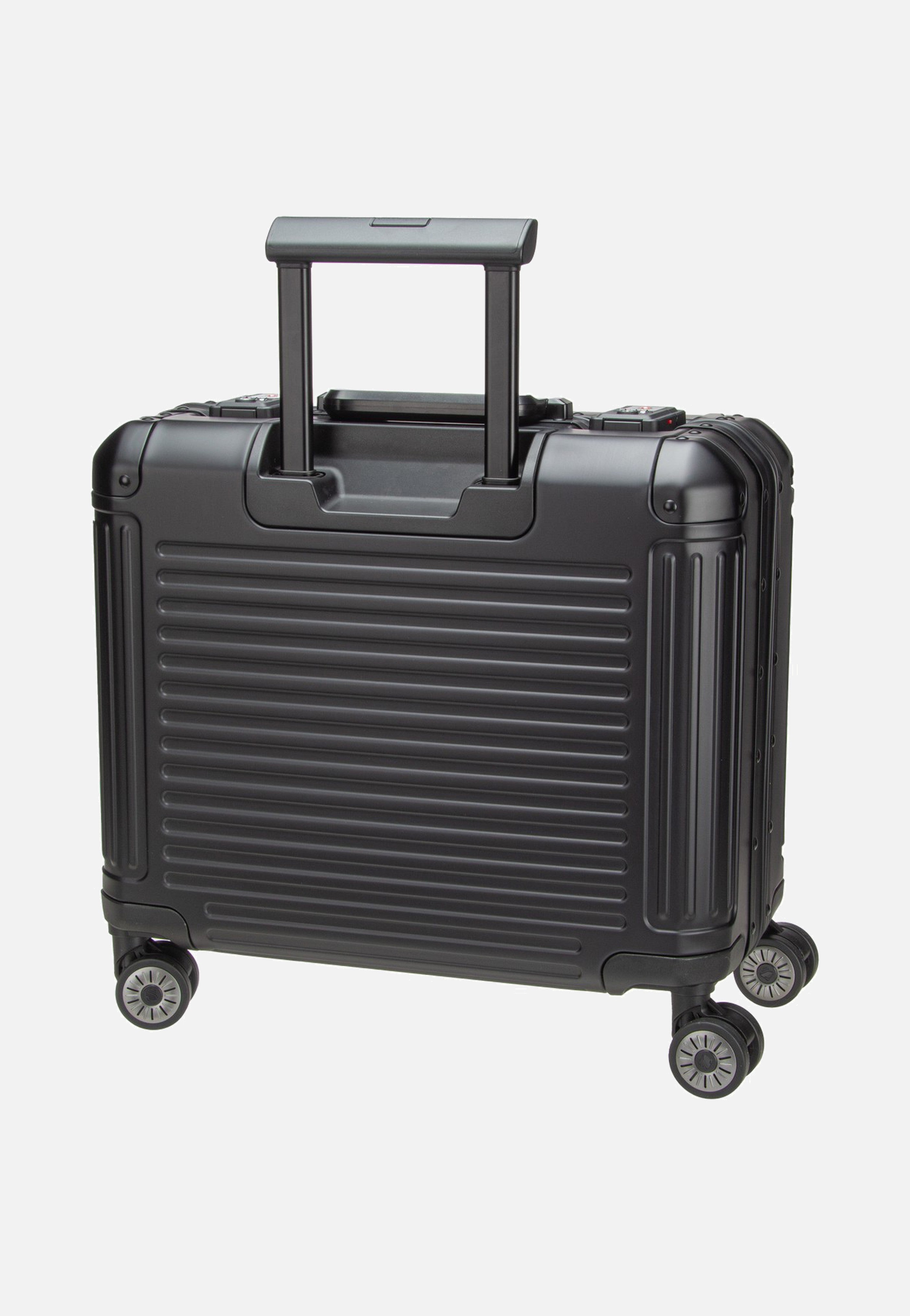 travelite Next 4w Business Wheeler Schwarz Suitcase
