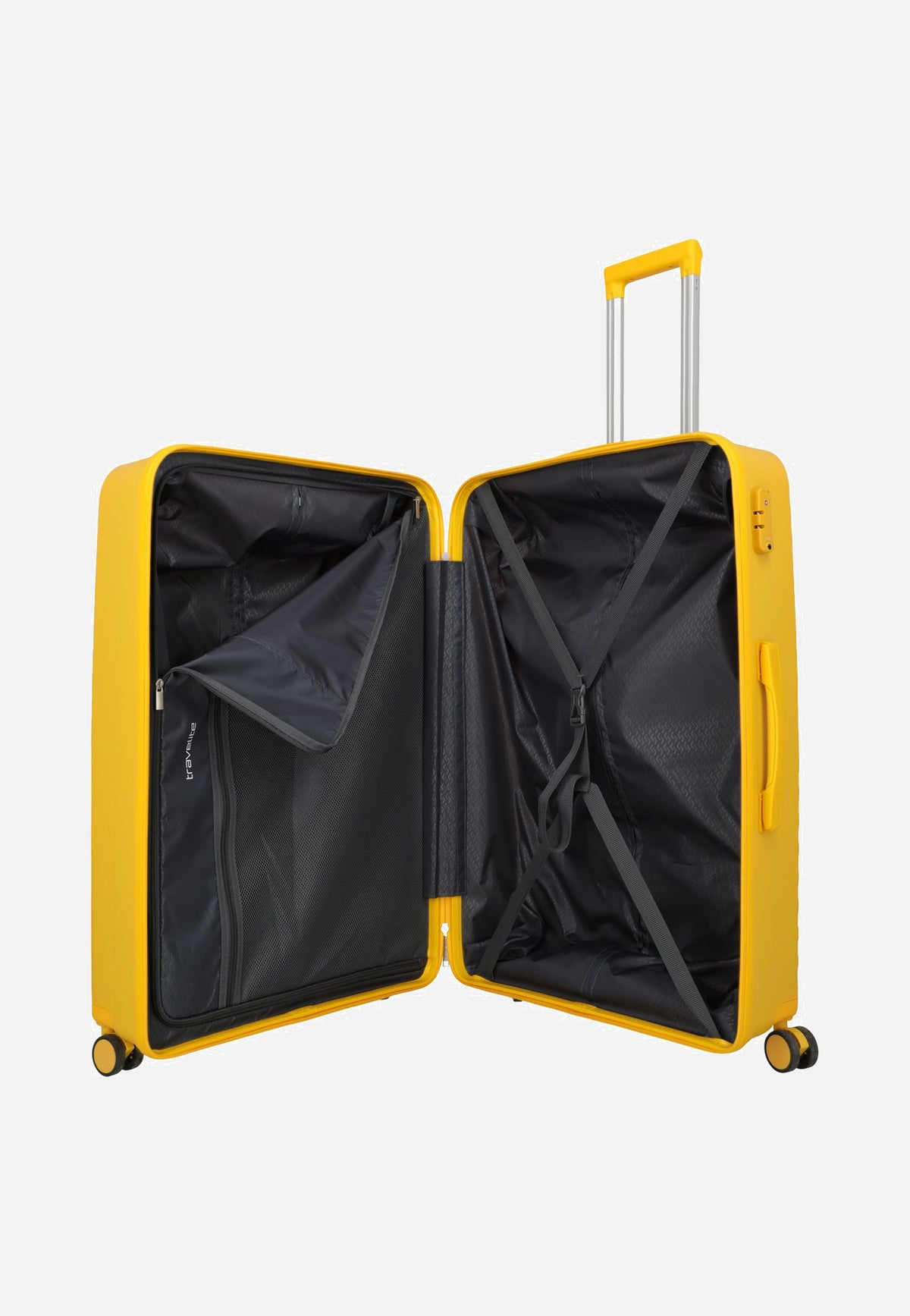travelite Pacific Trolley 4w Set L/M/S Yellow Valise