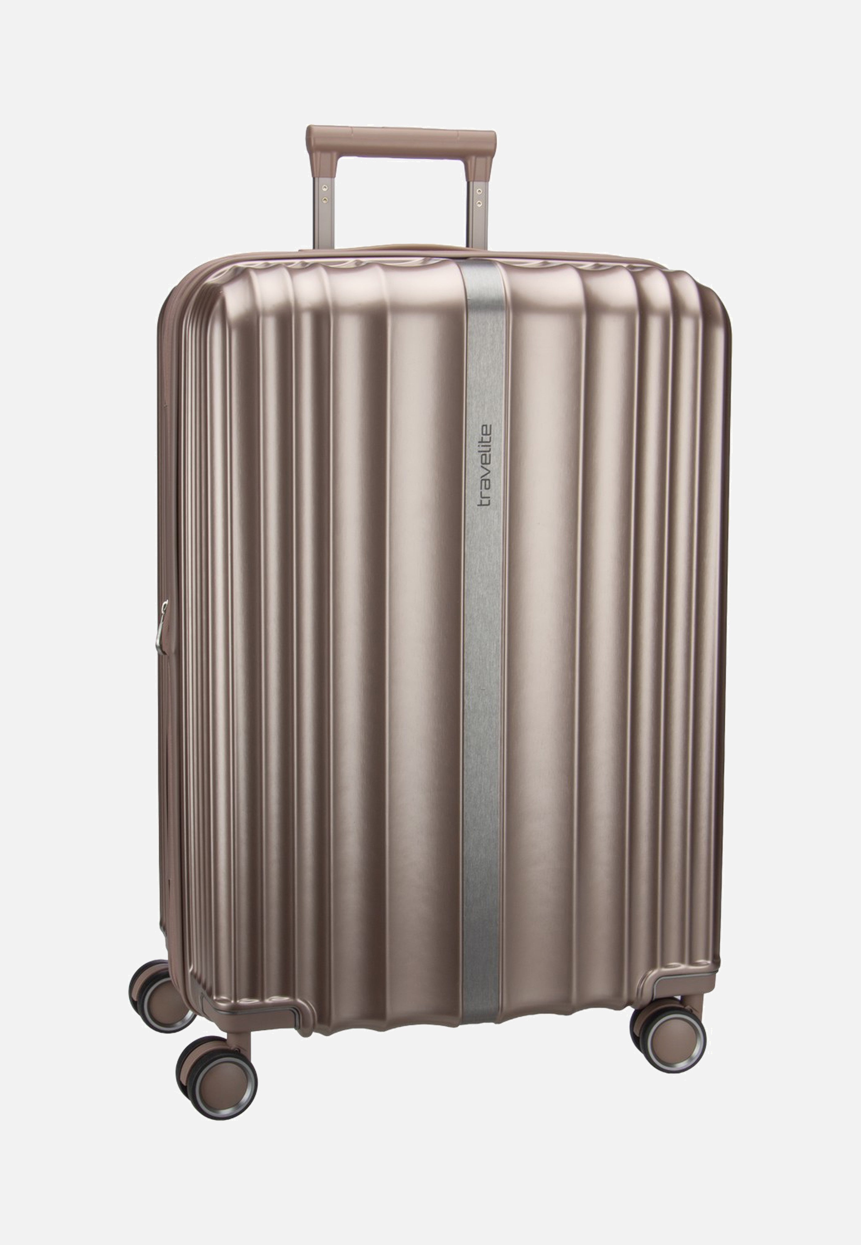 travelite Paros 4W Trolley M Cappuccino Suitcase