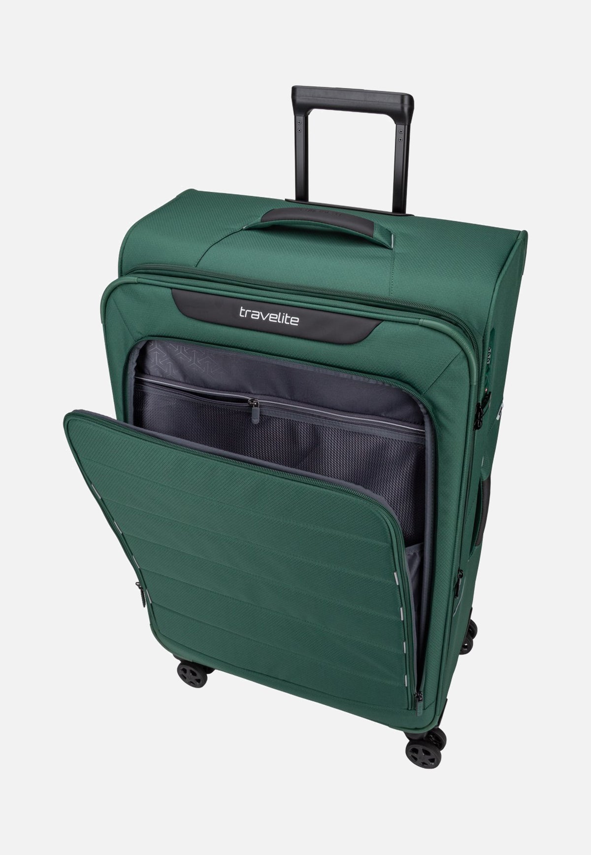 travelite Skaii Trolley 4w L exp. Green Maleta