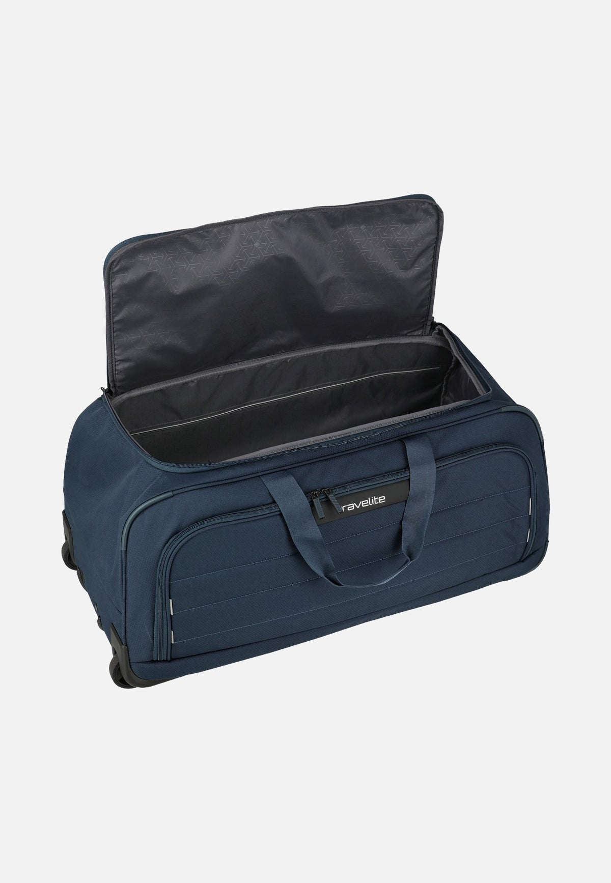 travelite Skaii Wheeled Duffle M Navy Travel Bag with Wheels