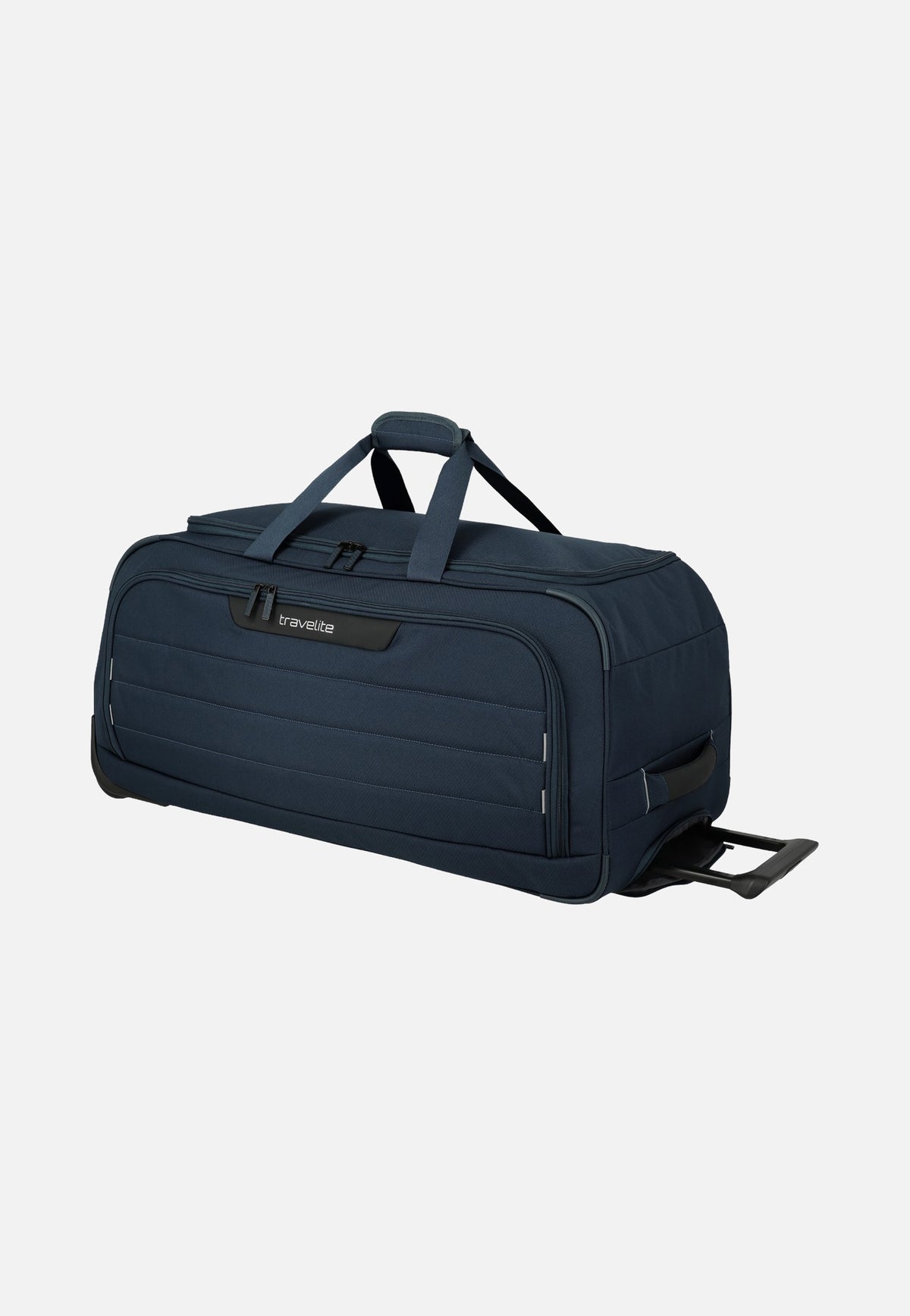 travelite Skaii Wheeled Duffle M Navy Travel Bag with Wheels