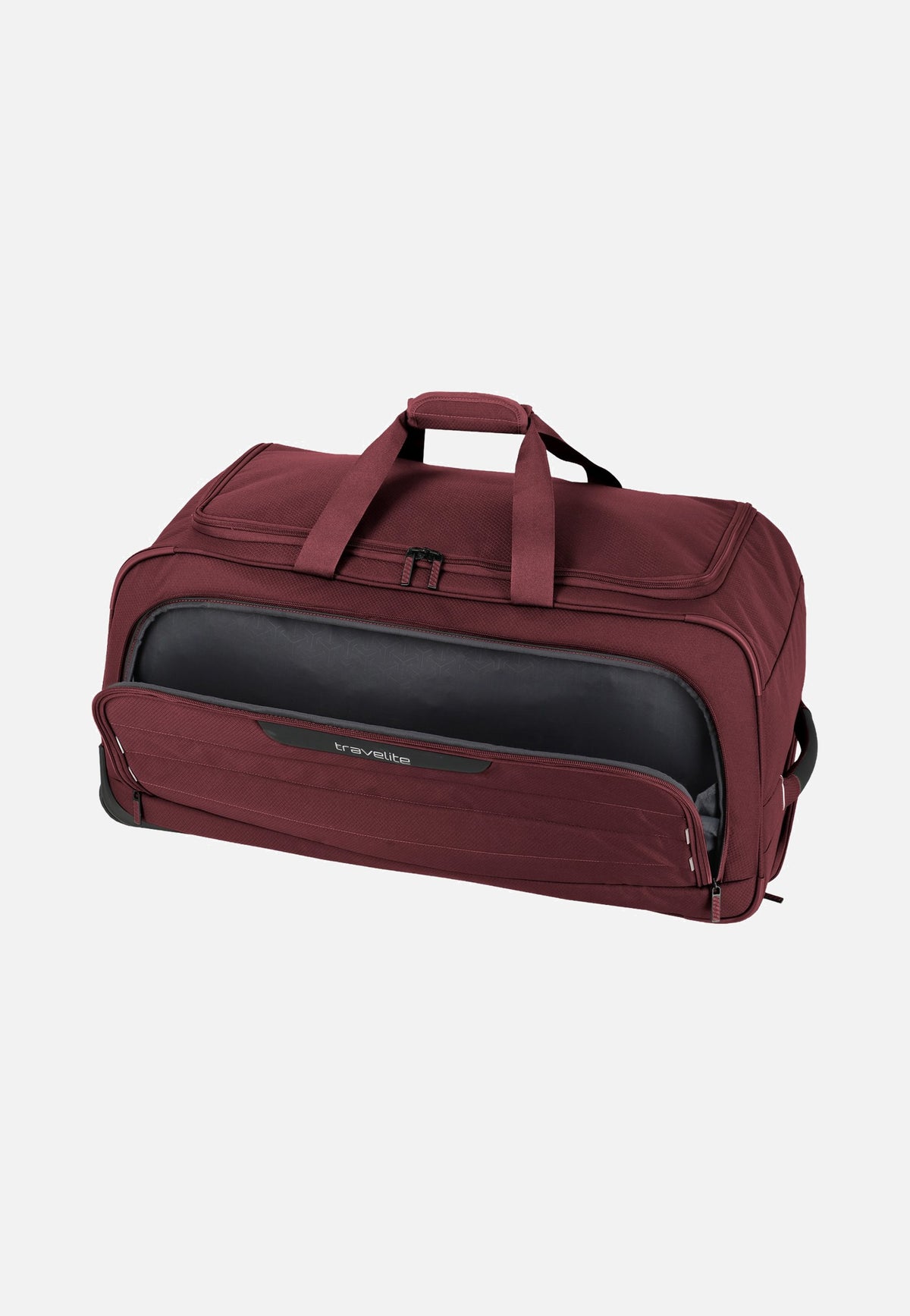 travelite Skaii Wheeled Duffle M Red Travel Bag with Wheels