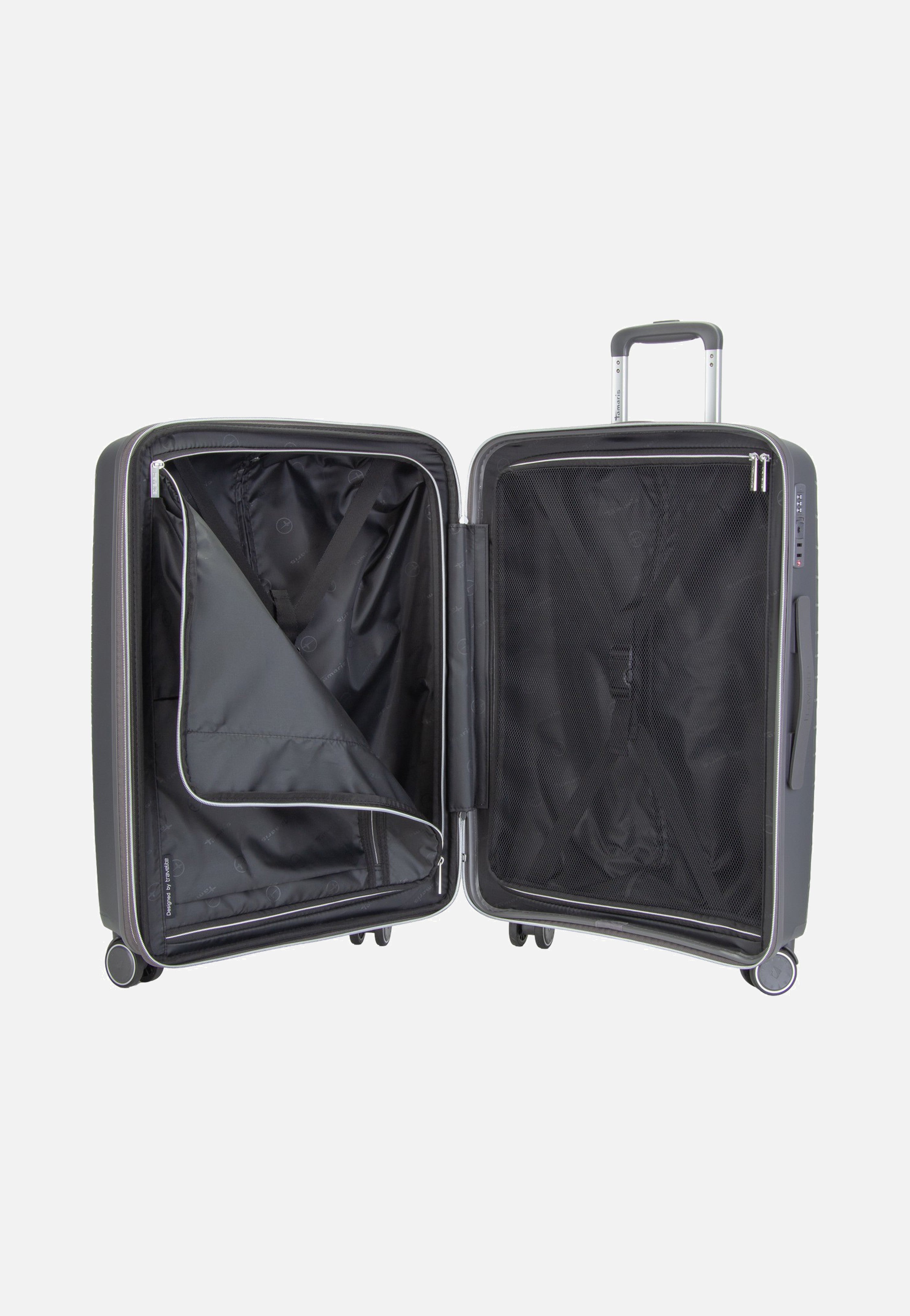 travelite x Tamaris Voyaage Trolley 4w M exp. Anthracite Suitcase
