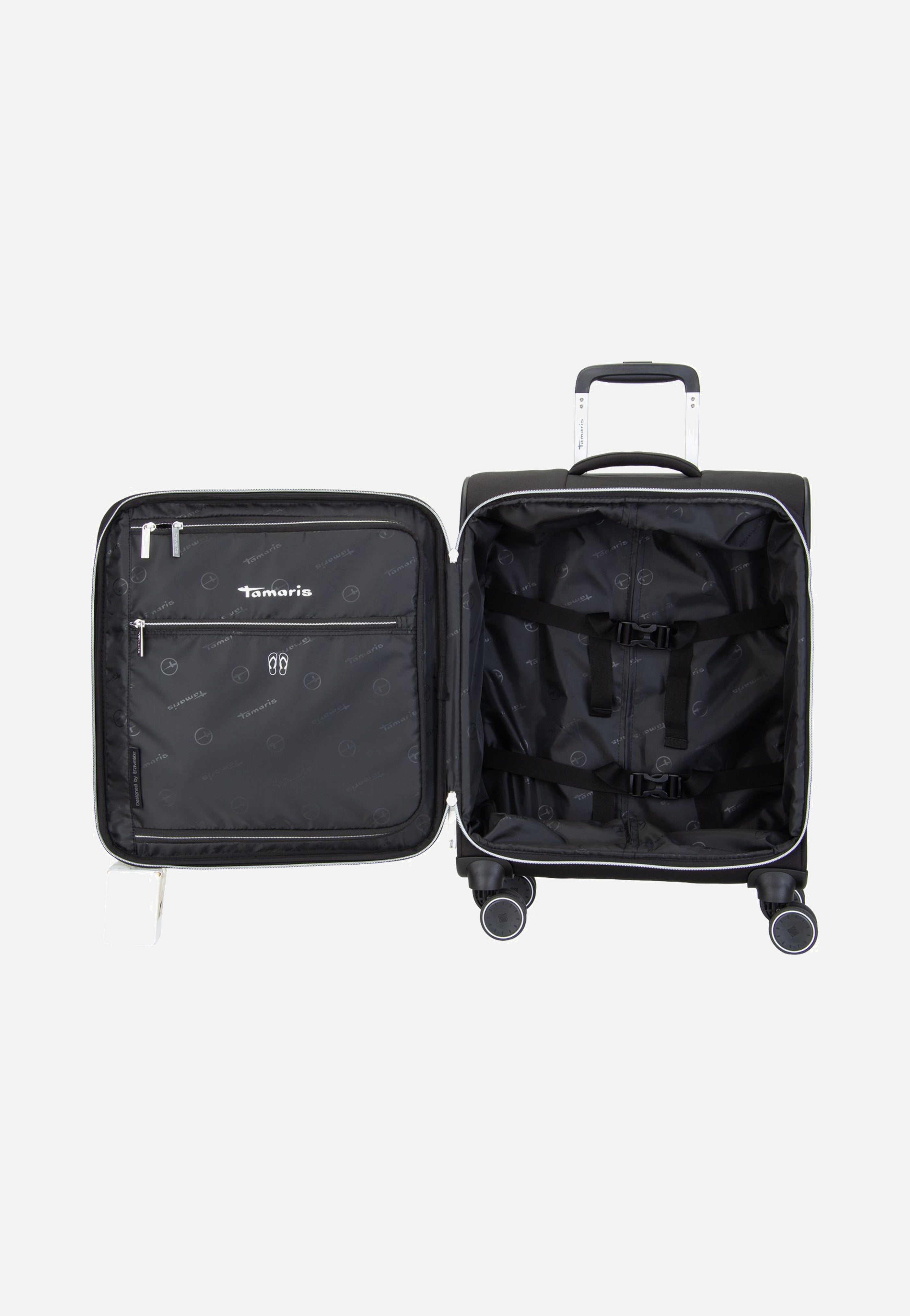 travelite x Tamaris Voyaage Trolley 4w S Black Suitcase
