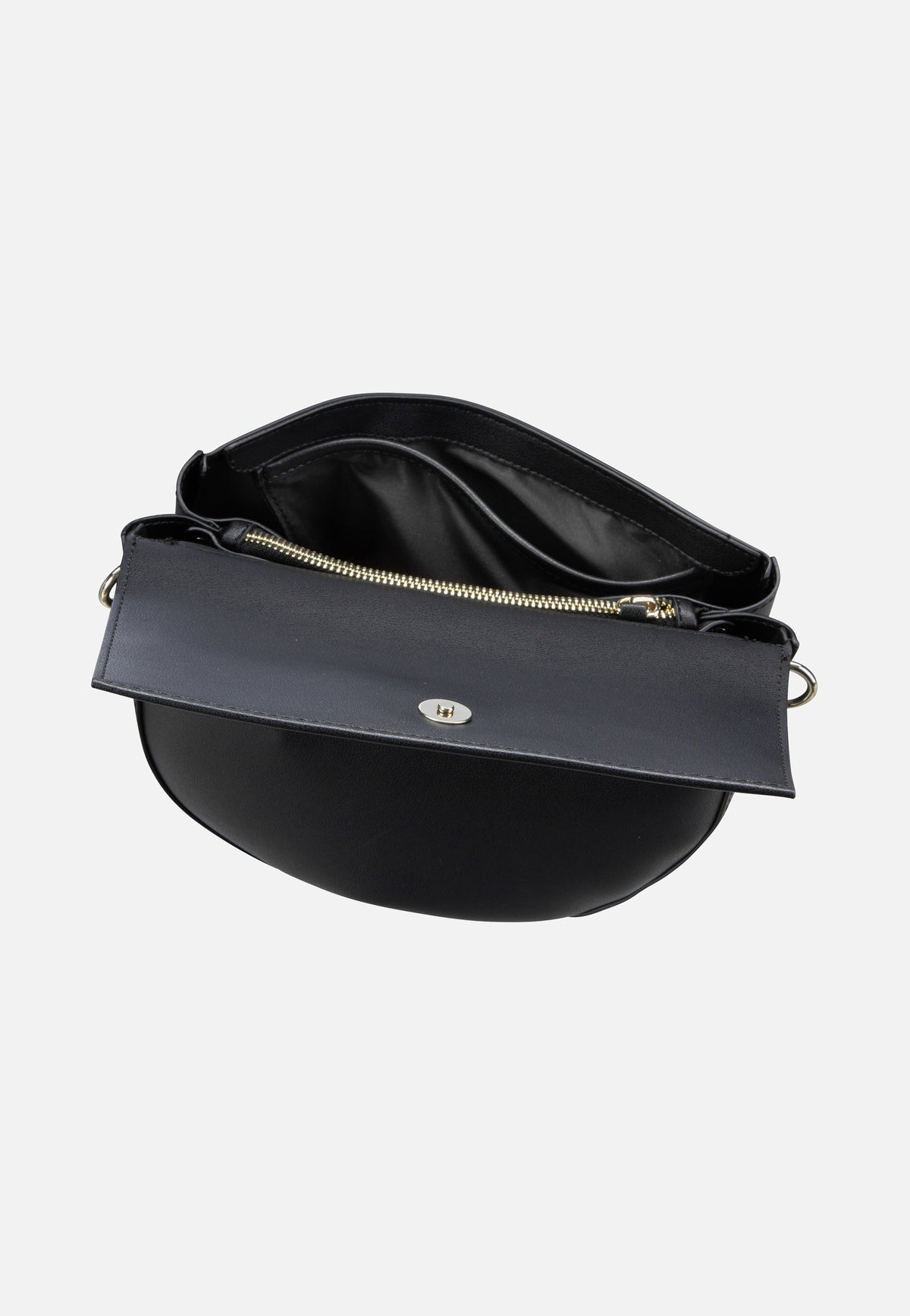 Valentino Bigs Pattina J02 Nero Saddle Bag
