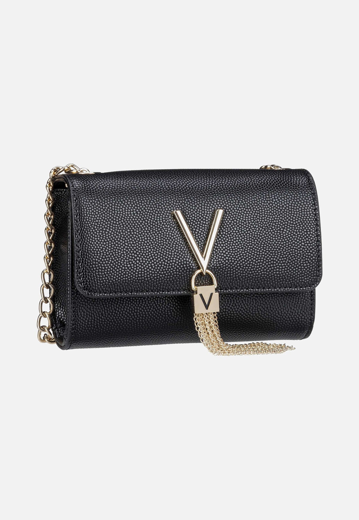 Valentino Divina Pochette 03G Nero/Gold Clutch
