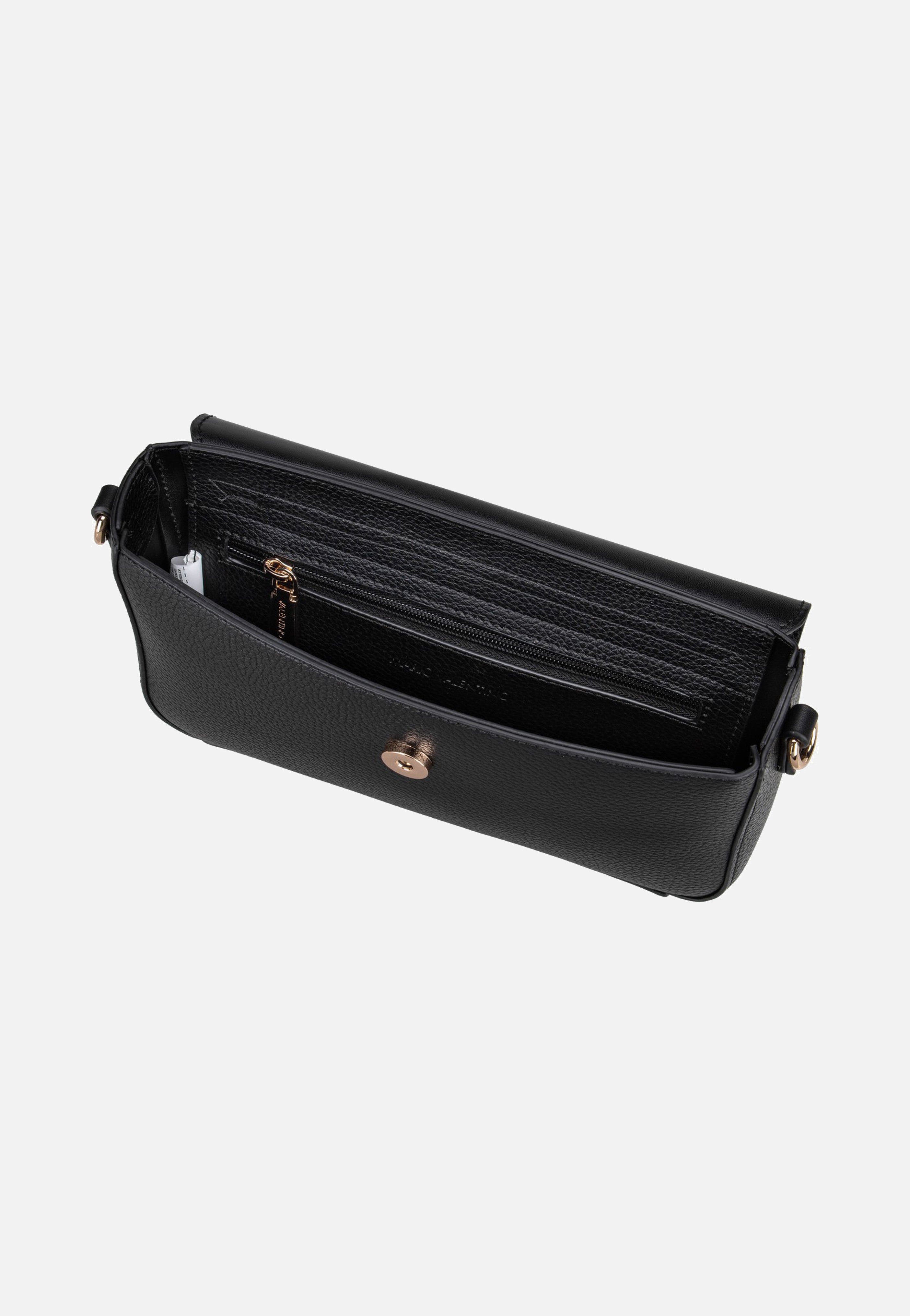 Valentino Alexia Flap Nero Shoulder Bag